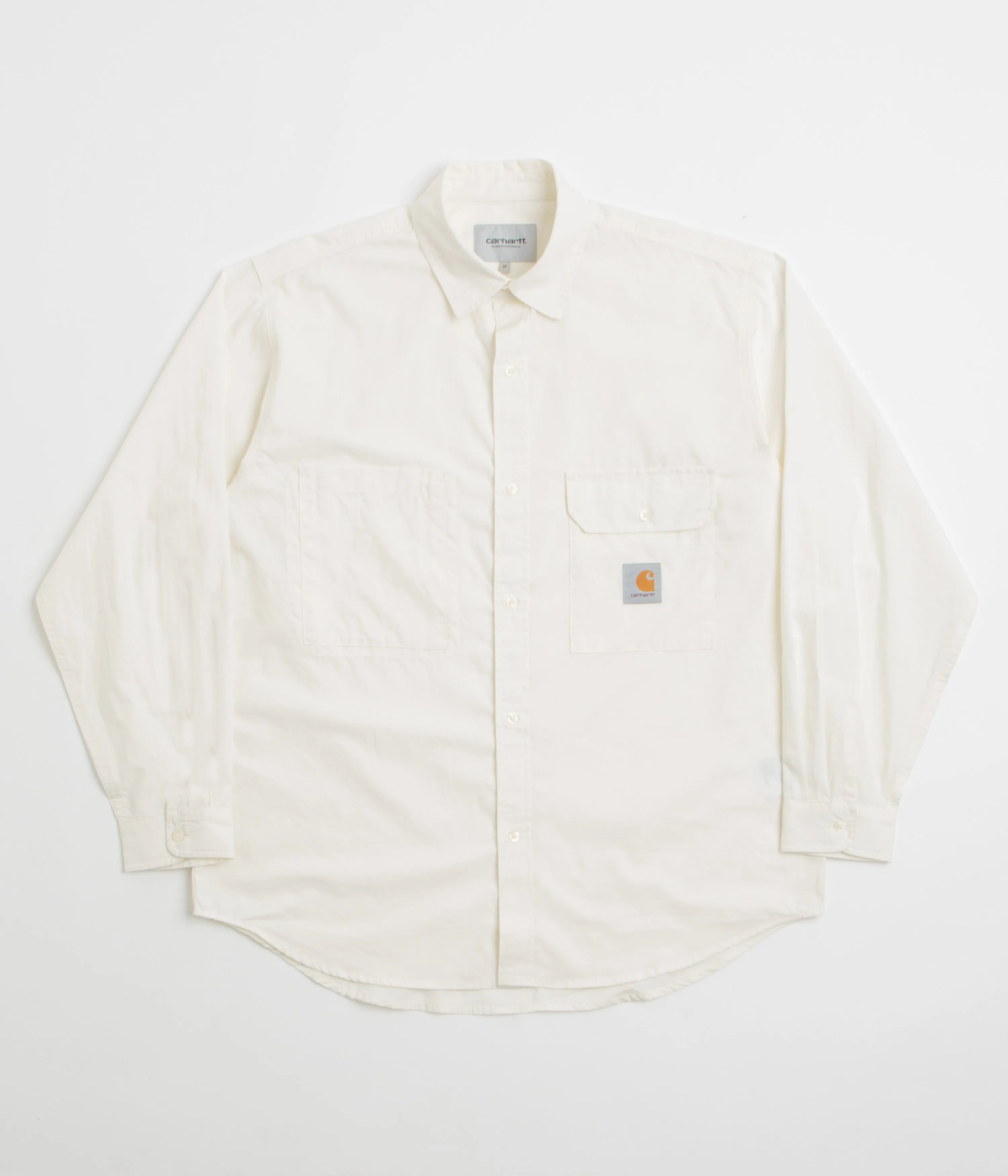 Flatlock stitching Seamless Shoulder Carhartt Irwin Shirt - Wax