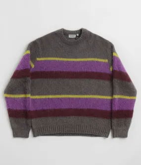 Carhartt Merton Crewneck Sweatshirt - Sundling Stripe / Aura Machine washable