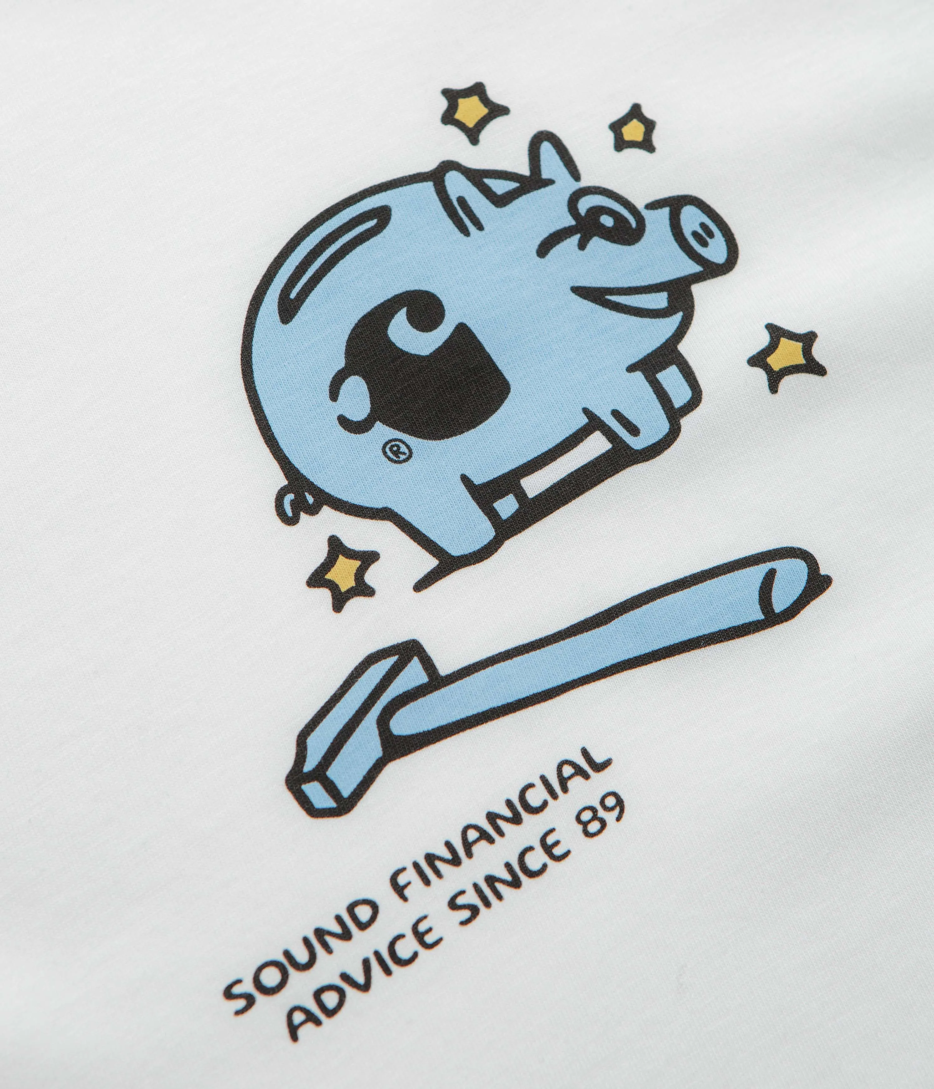 Carhartt Piggybank T-Shirt - White weekday picnic venue