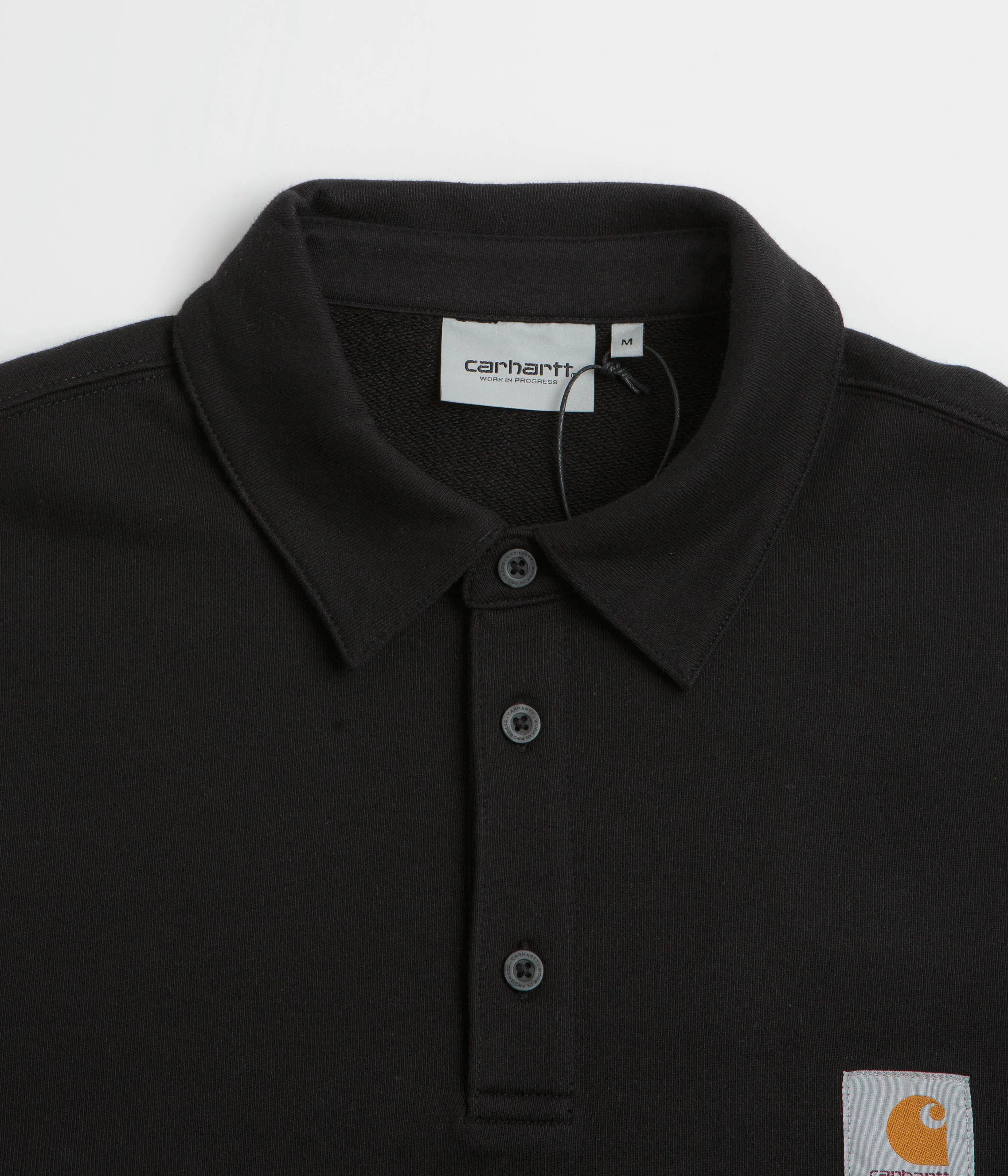 good for weekends Carhartt Polo Sweatshirt - Black