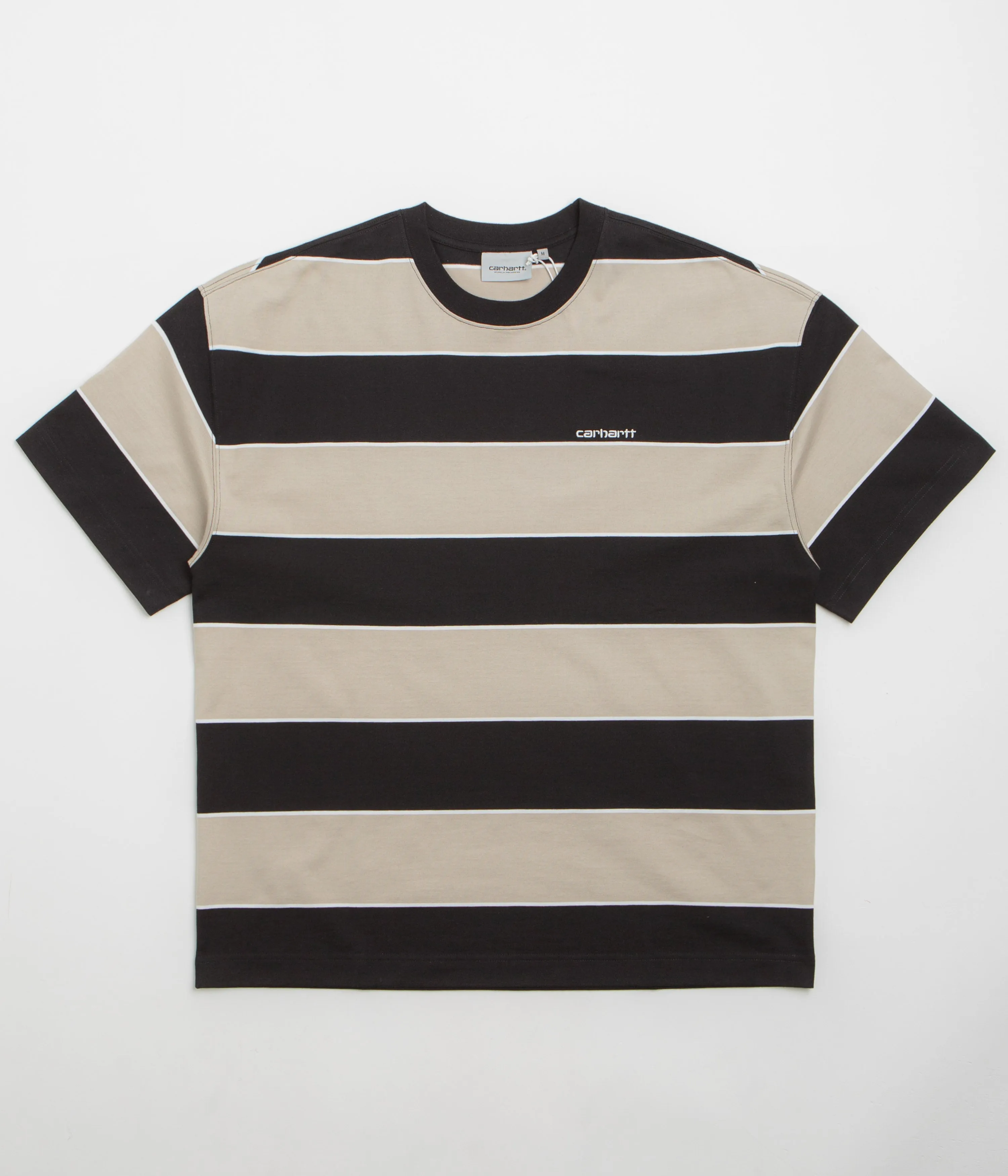 Exclusive Design Carhartt Quinby T-Shirt - Quinby Stripe / Black