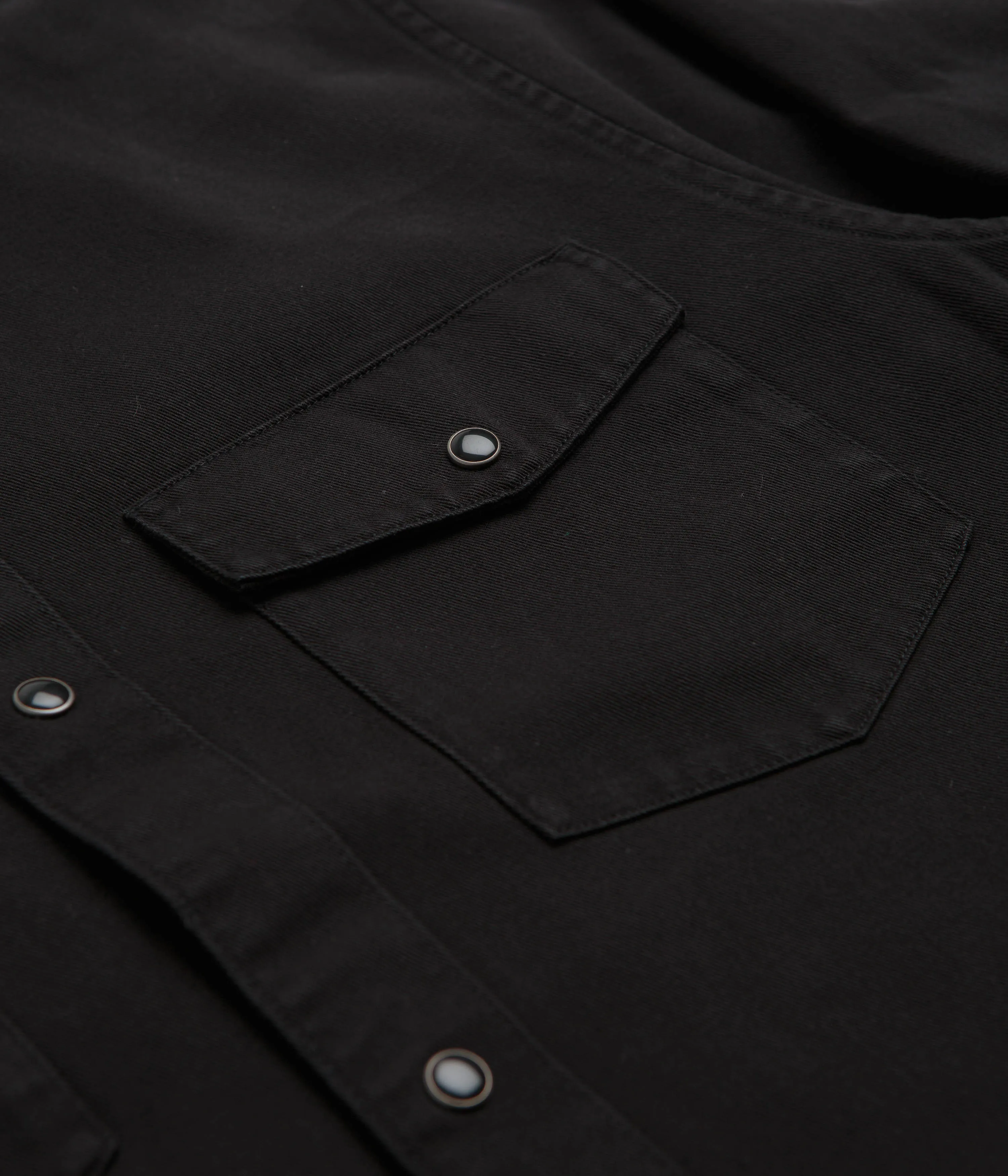 Carhartt Santa Fe Shirt - Black fade resistant color