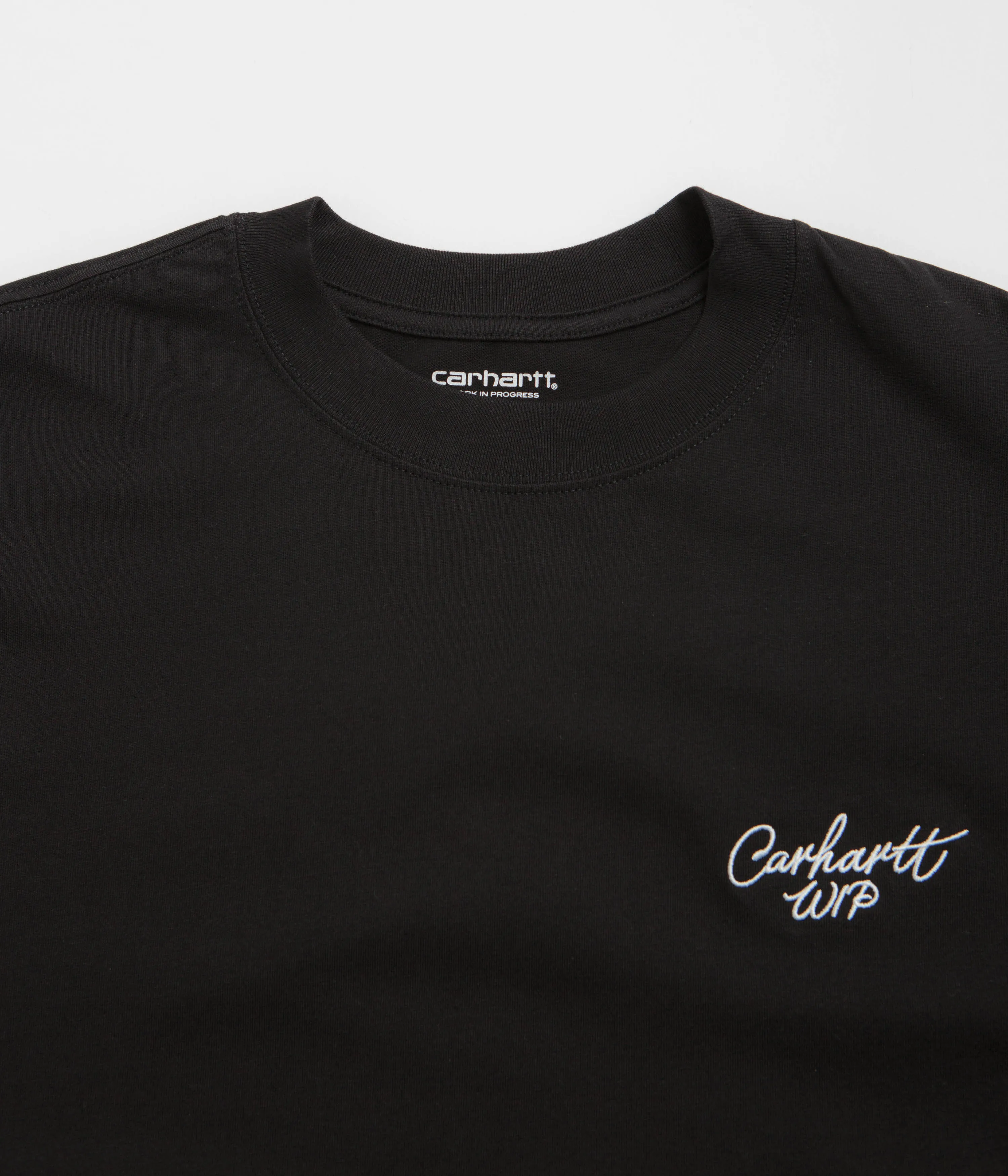 Carhartt Signature Script T-Shirt - Black / White cocktail dress