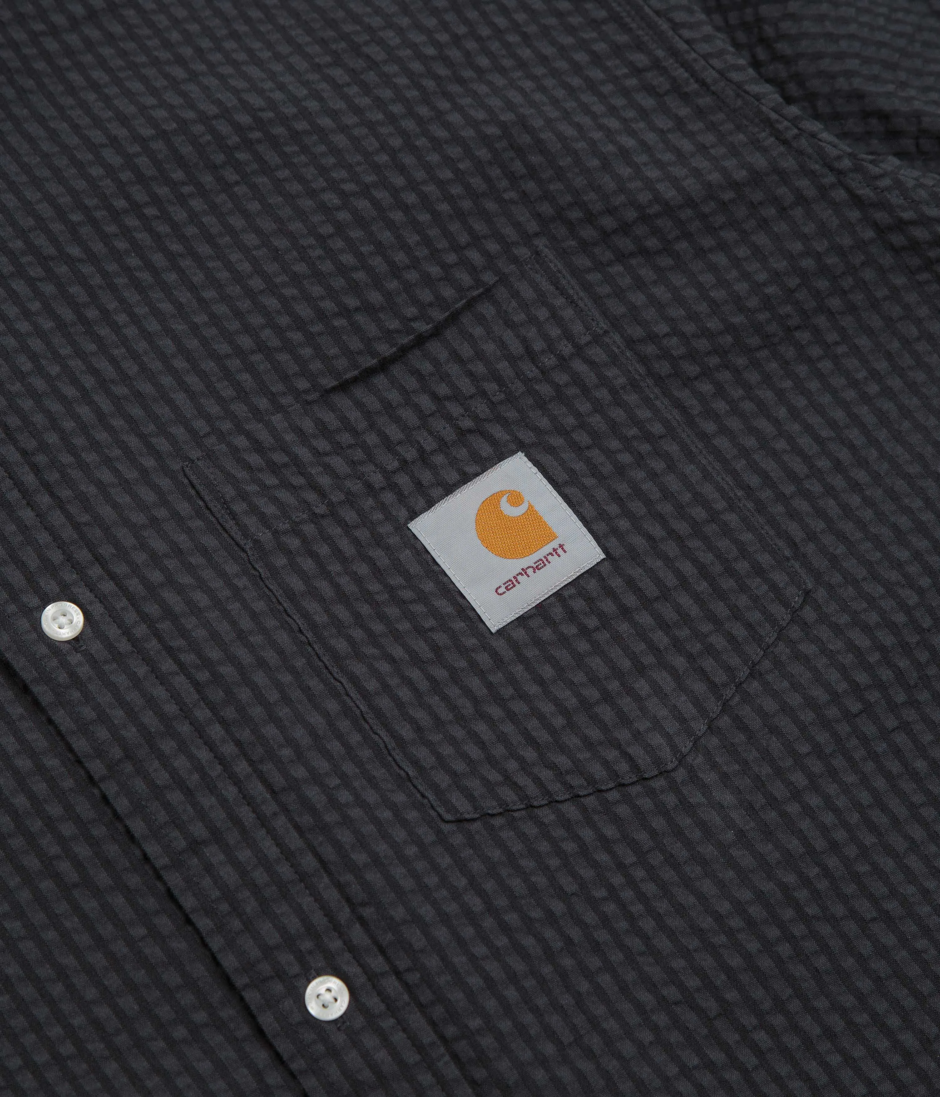 Carhartt Toland Shirt - Toland Stripe / Black Wrinkle Resistant Moisture Management Tech