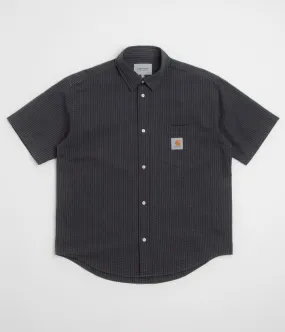Carhartt Toland Shirt - Toland Stripe / Black Geometric Print Edgy Design