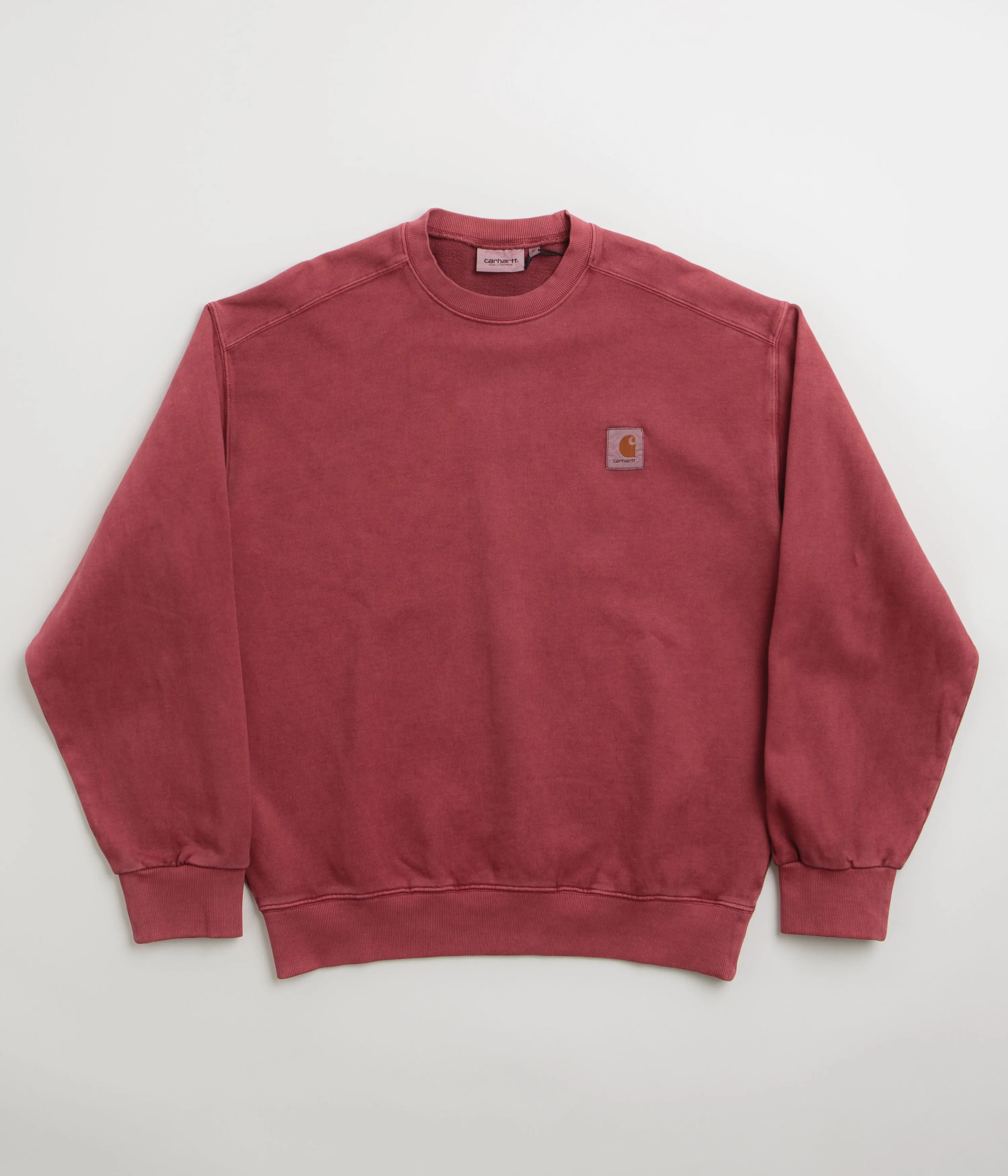 Lightweight Carhartt Vista Crewneck Sweatshirt - Scarlet