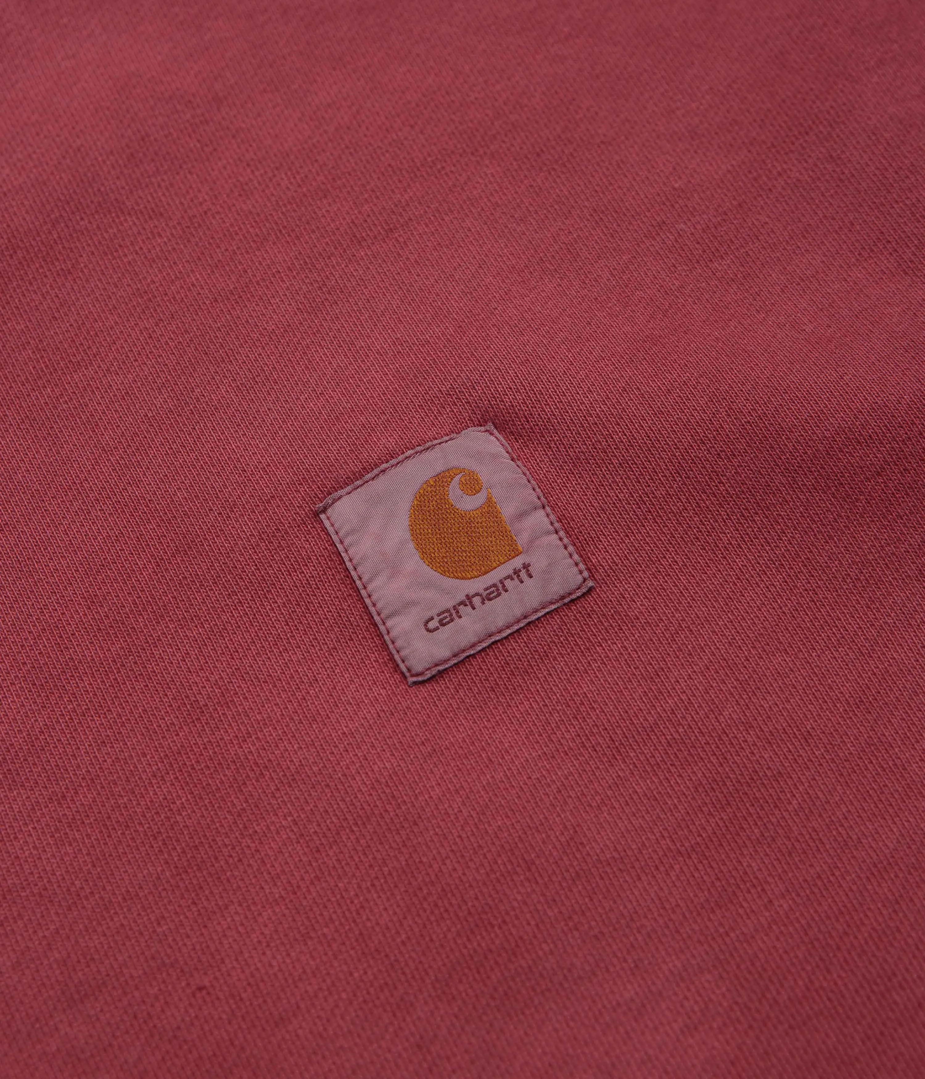 Buttoned Carhartt Vista Crewneck Sweatshirt - Scarlet