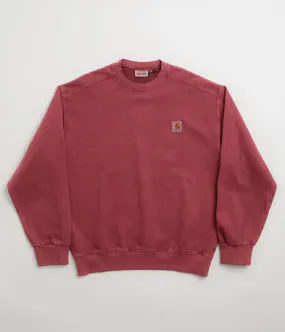 Lightweight Carhartt Vista Crewneck Sweatshirt - Scarlet