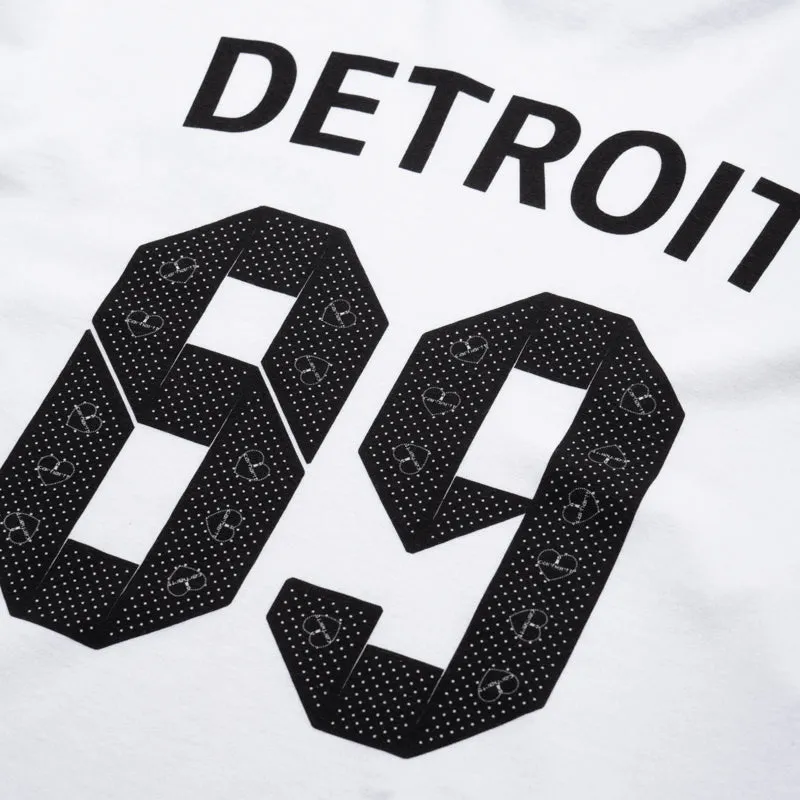 Carhartt WIP 89 Ringer L/S Tee - White/Black cigarette pants silhouette button-down