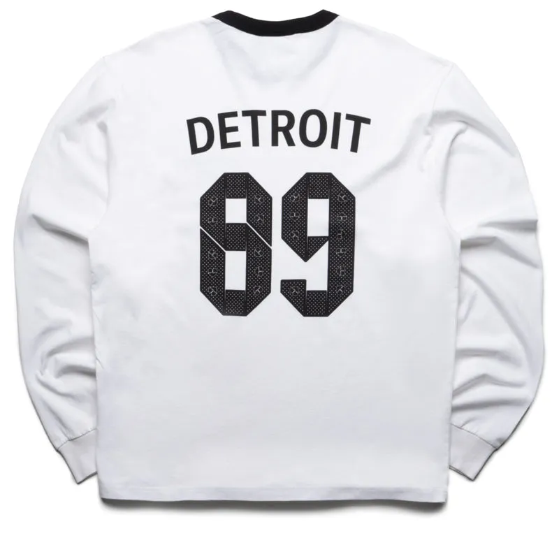 Carhartt WIP 89 Ringer L/S Tee - White/Black theme park