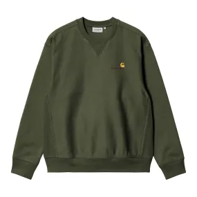 Carhartt WIP American Script Sweatshirt - Tarragon product beach style charm product solo self expression