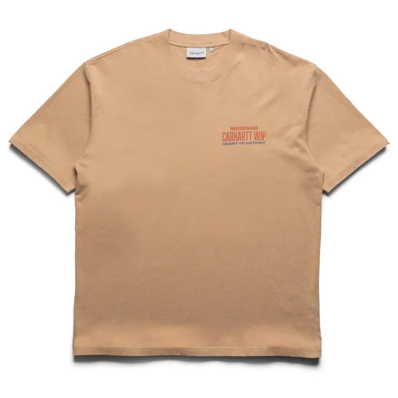 Carhartt WIP Arcan Tee - Dusty Hamilton Brown Statement accessories
