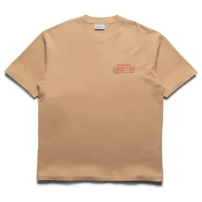Carhartt WIP Arcan Tee - Dusty Hamilton Brown Statement accessories