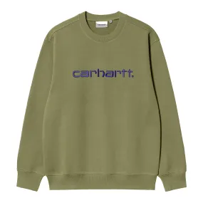 Carhartt WIP Carhartt Sweatshirt - Capulet / Aura Earthy Tones