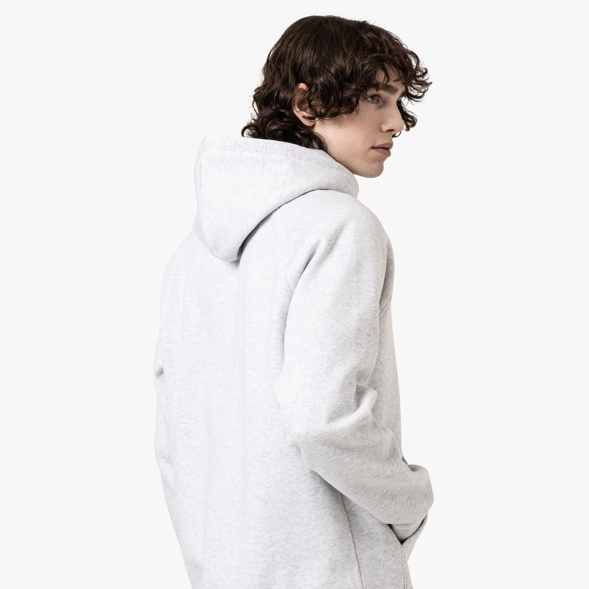 Carhartt WIP Chase Hooded Sweatshirt / Ash Heather product neutral versatility product customization options