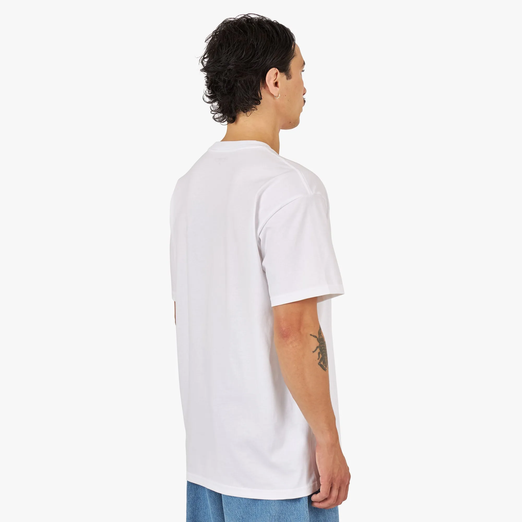 Carhartt WIP Chase T-shirt White / Gold hostel event
