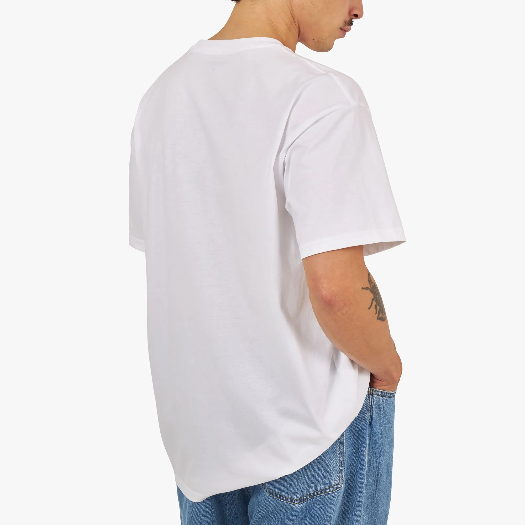 Carhartt WIP Chase T-shirt White / Gold Hand washable