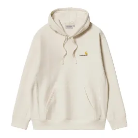 Carhartt WIP Hooded American Script Sweat Hoodie - Natural Otter like