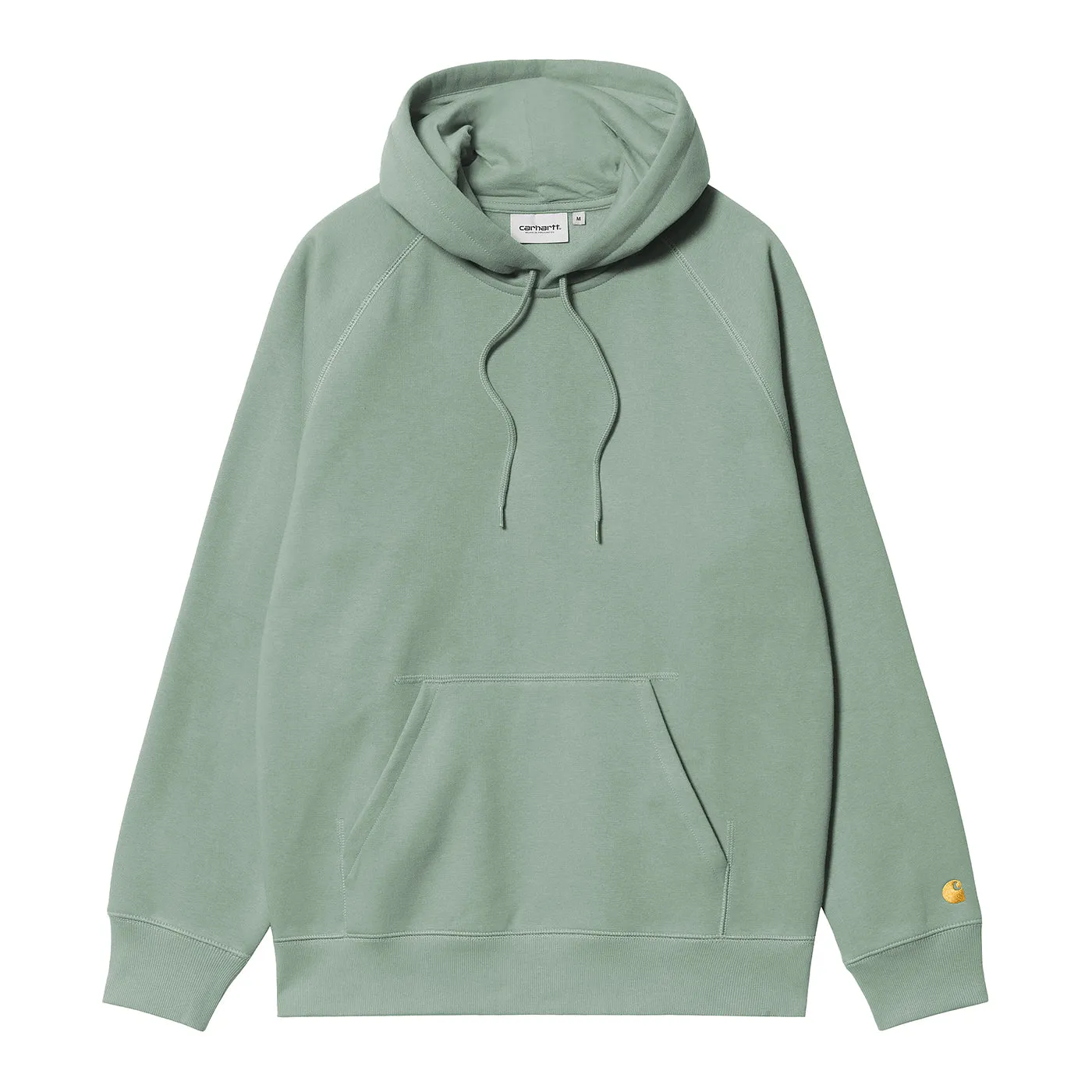 Carhartt WIP Hooded Chase Sweat -  Frosted Green / Gold university look Carnival wear