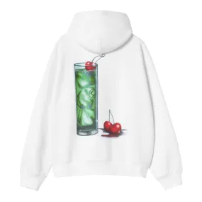 Ultralight Padding Carhartt WIP Hooded Jake Garcia Sweatshirt - White
