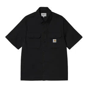 Abrasion Resistant Edges Carhartt WIP S/S Craft Shirt - Black