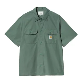 Carhartt WIP S/S Craft Shirt - Silver Pine Weekend Outing Layered Hemline