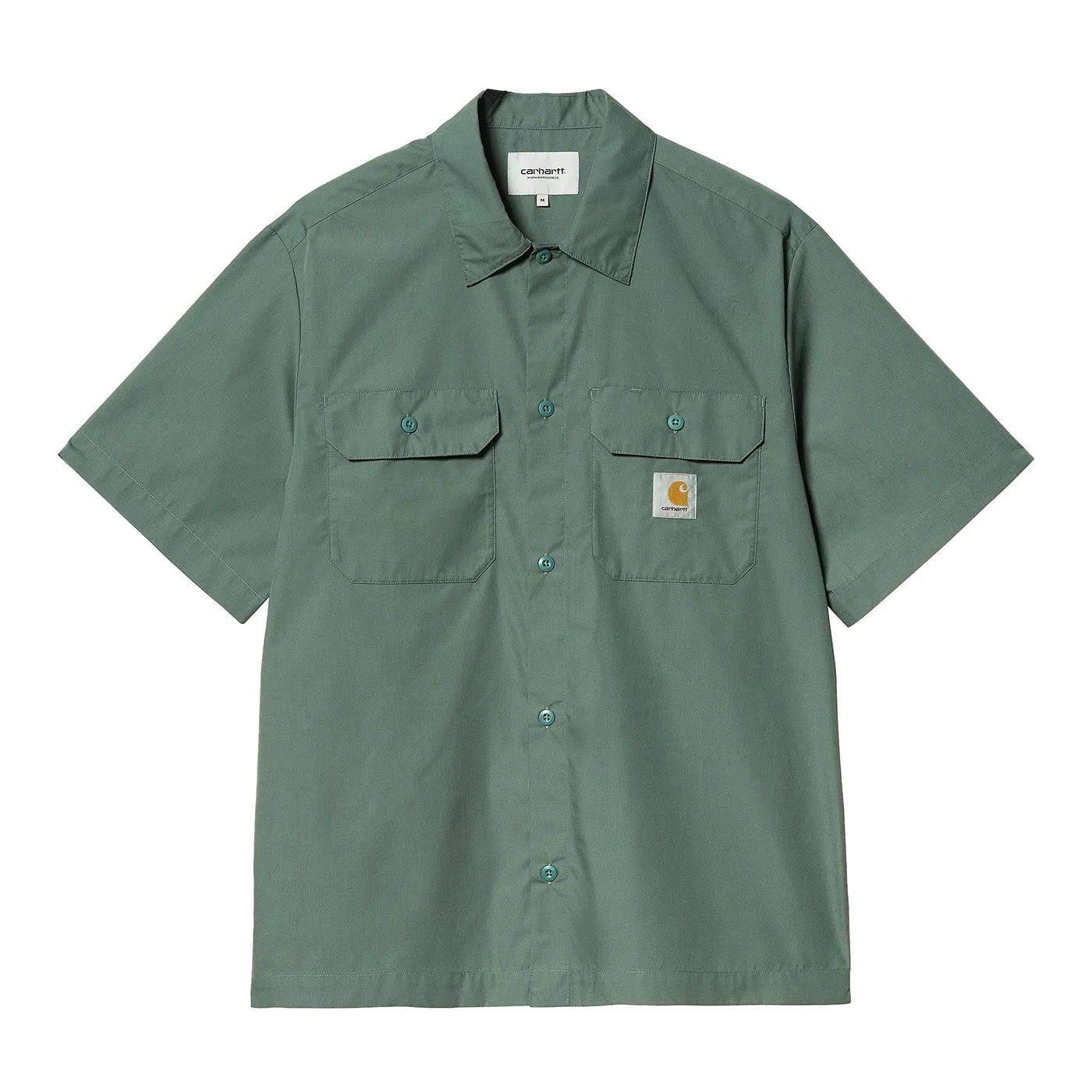 Carhartt WIP S/S Craft Shirt - Silver Pine Flexible Material