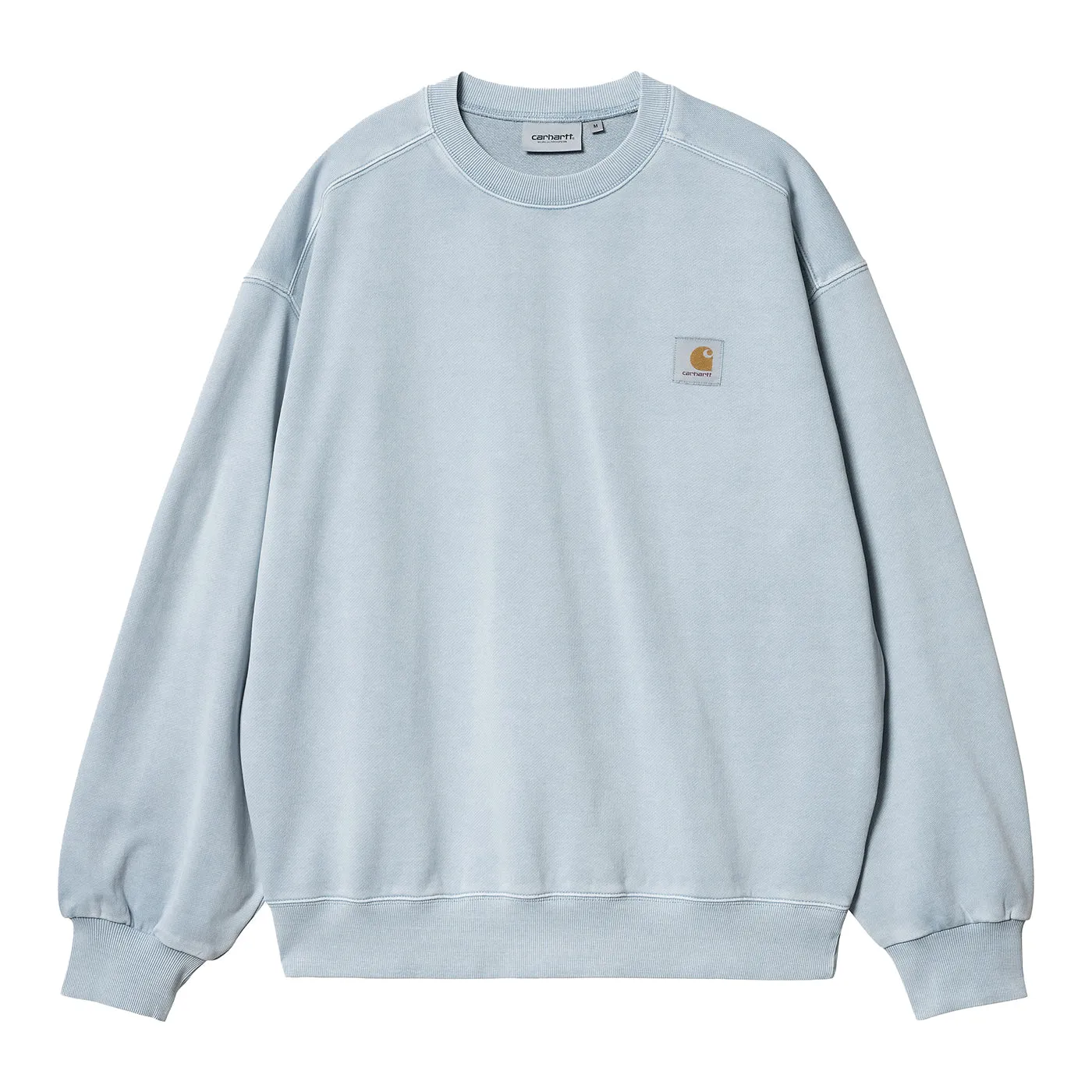 Carhartt WIP Vista Sweatshirt - Dusty Ice garment dyed Monochrome Style