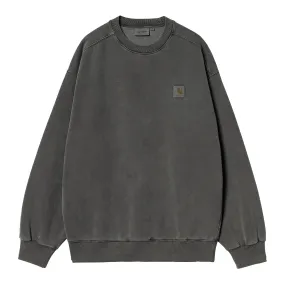Timeless Minimal Carhartt WIP Vista Sweatshirt - Graphite garment dyed