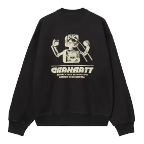 Core Chic product mass produced efficiency Carhartt WIP Wiptopia Sweatshirt - Black
