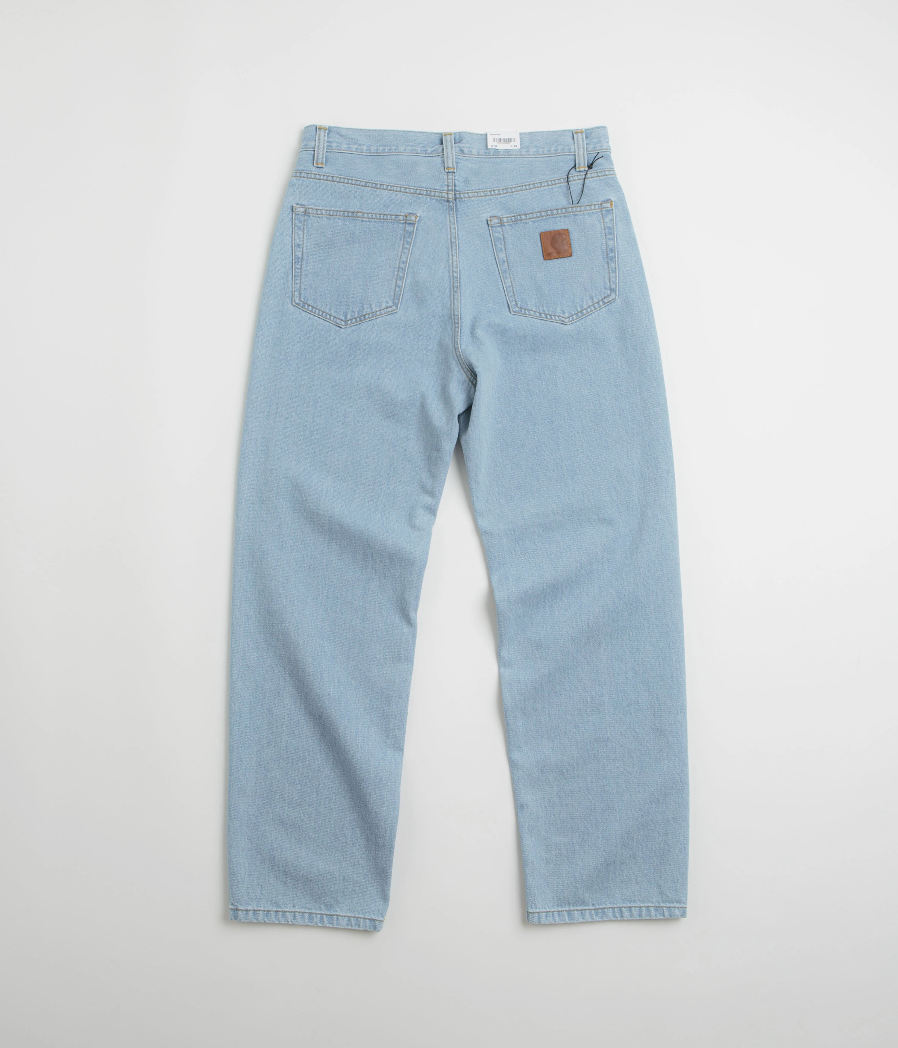 Airy Feel Carhartt Aaron Pants - Stone Bleached Blue