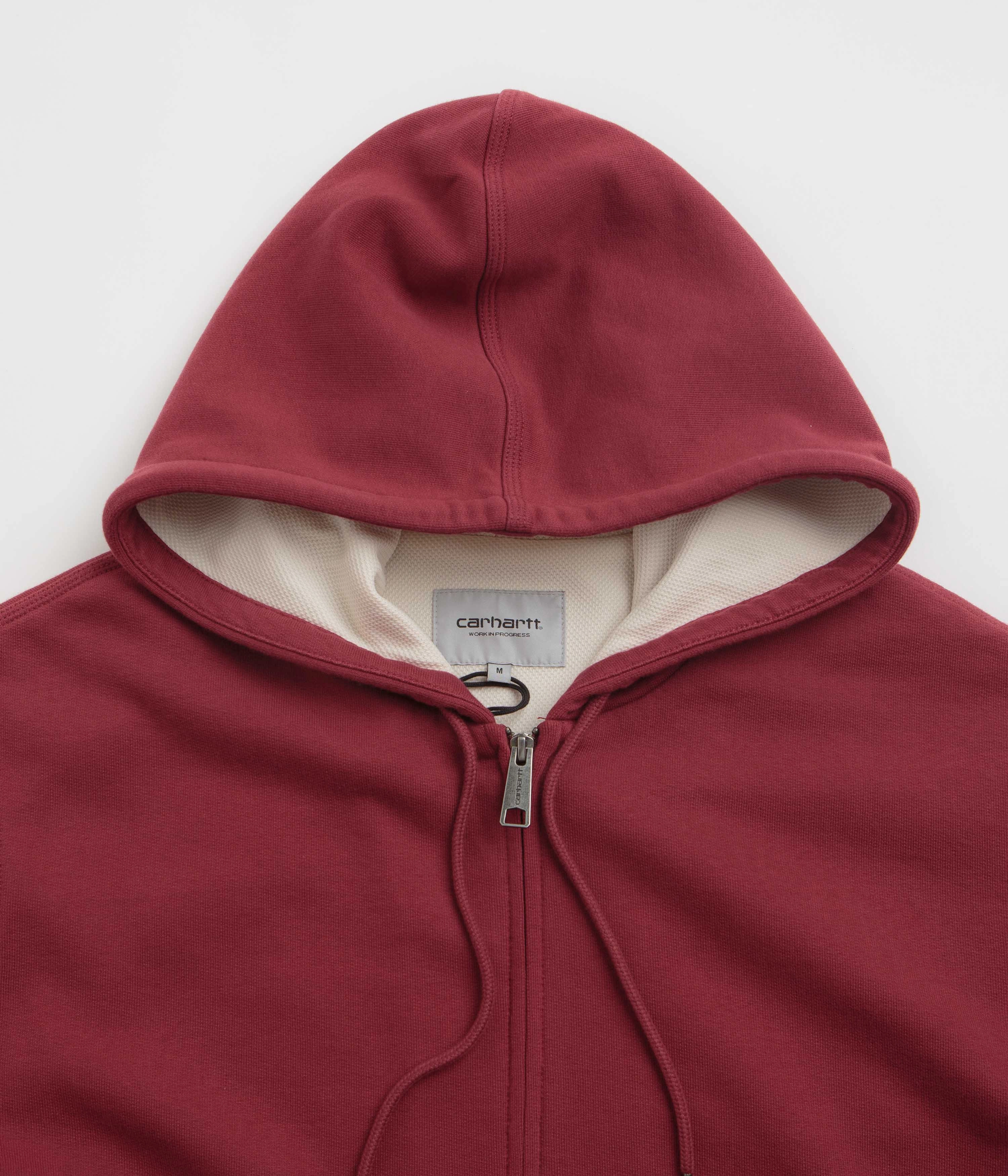 Analysis Street Style Carhartt Active Sweat Jacket - Scarlet