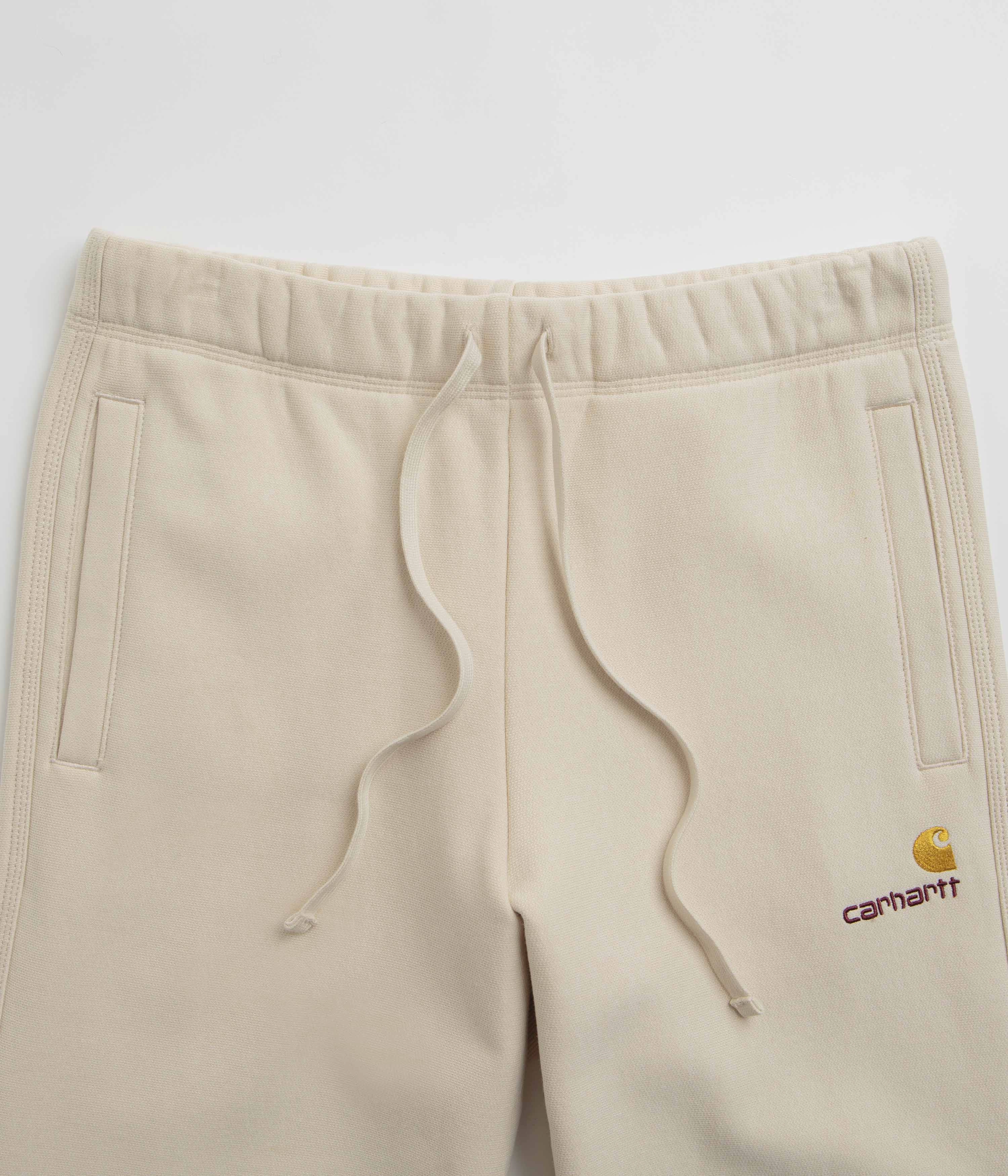 Carhartt American Script Sweatpants - Moonbeam Quick Access Zippers