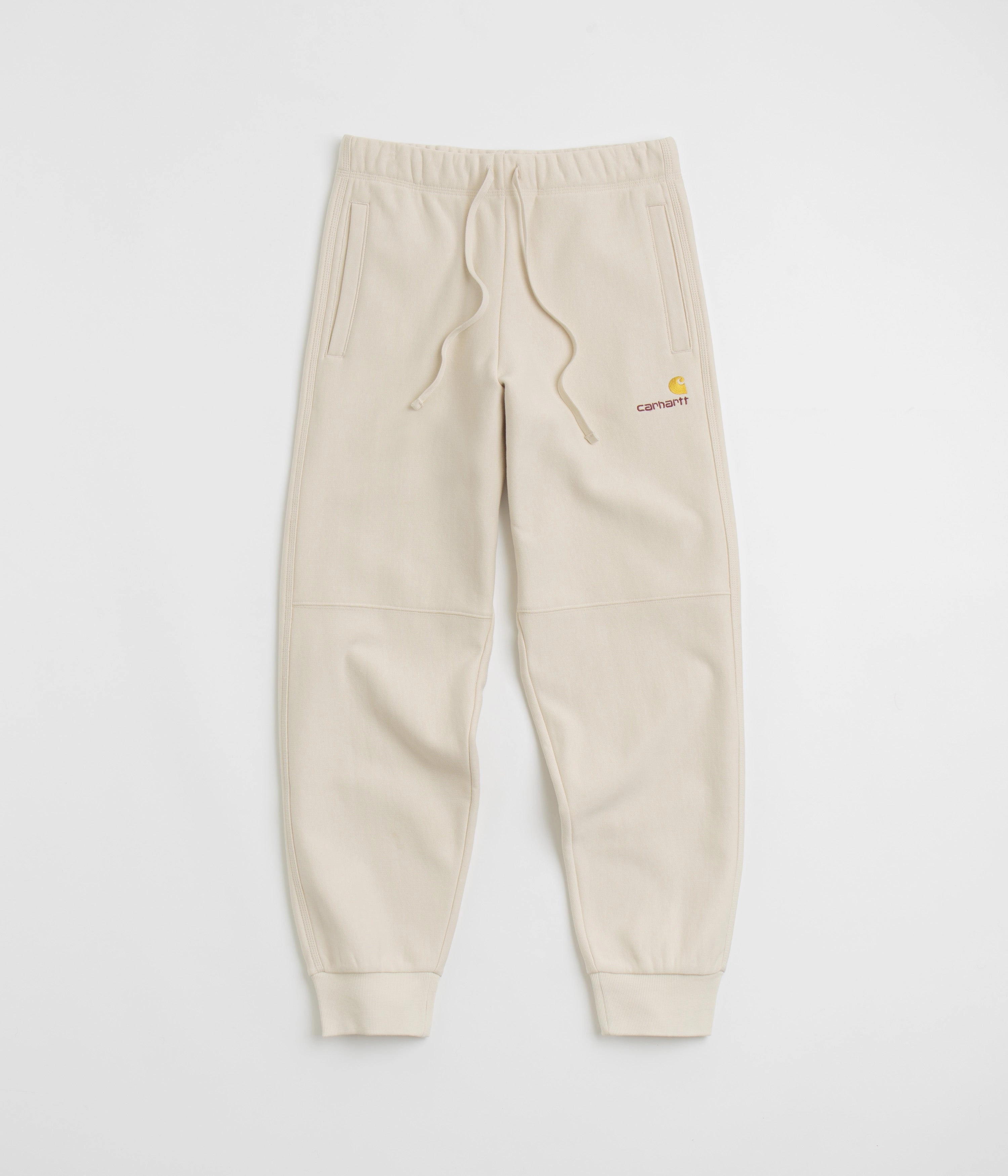 Adjustable Waist System Snag Resistant Fabric Carhartt American Script Sweatpants - Moonbeam