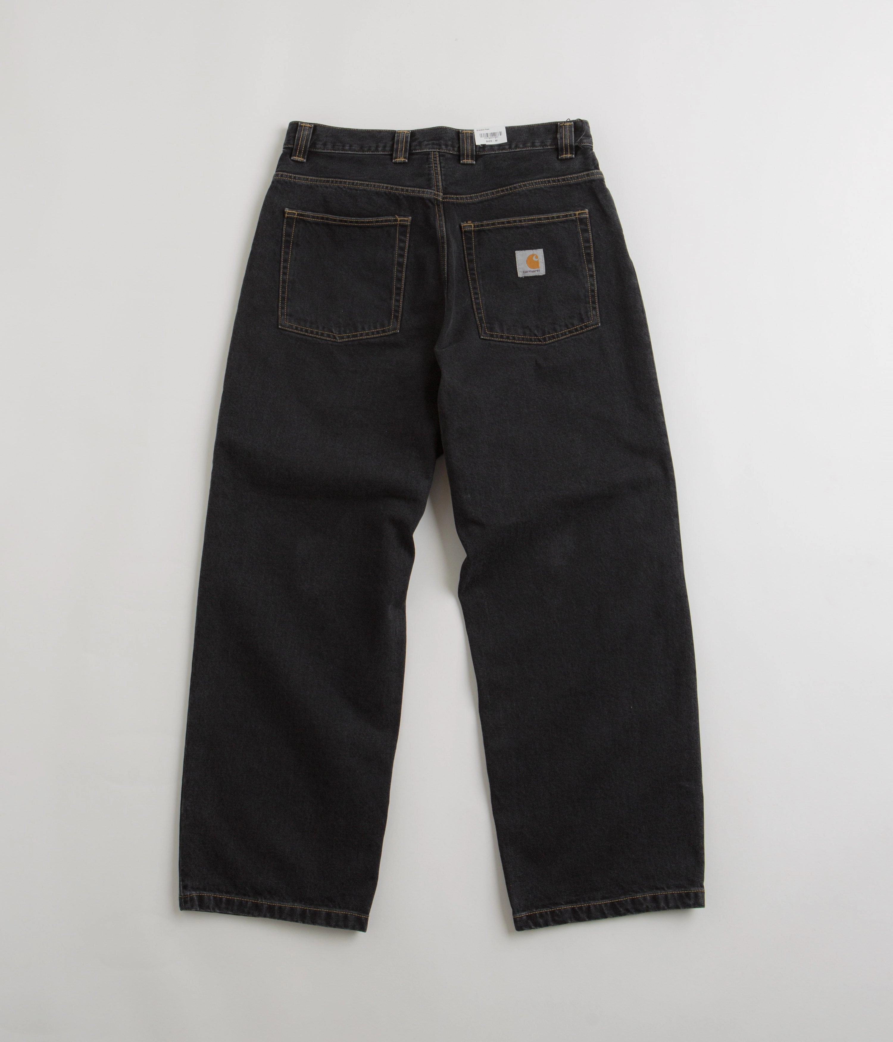 Snag Proof Fabric Carhartt Brandon Denim Pants - Black Stone Wash