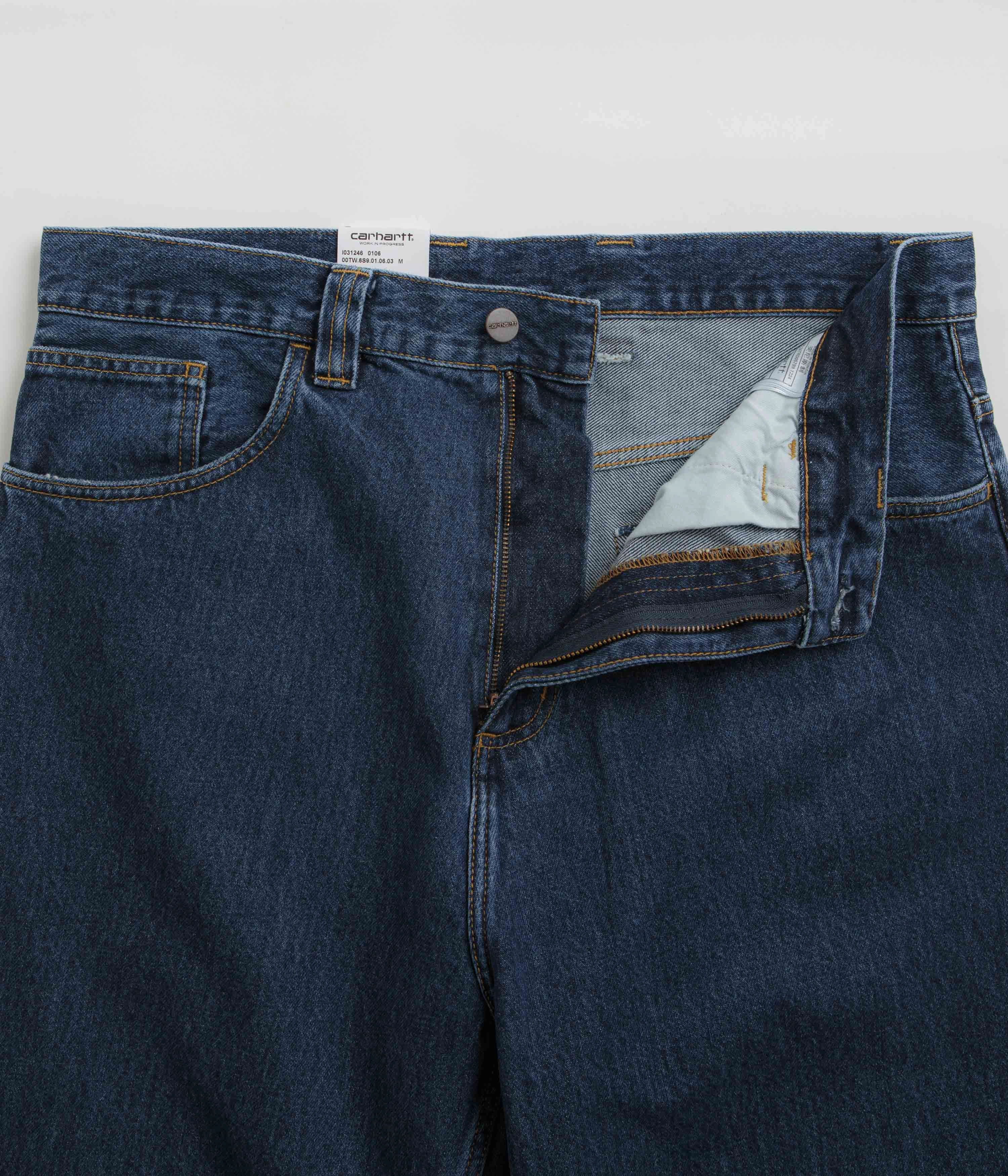 Lightweight Feel Carhartt Brandon Denim Pants - Blue Stone Wash
