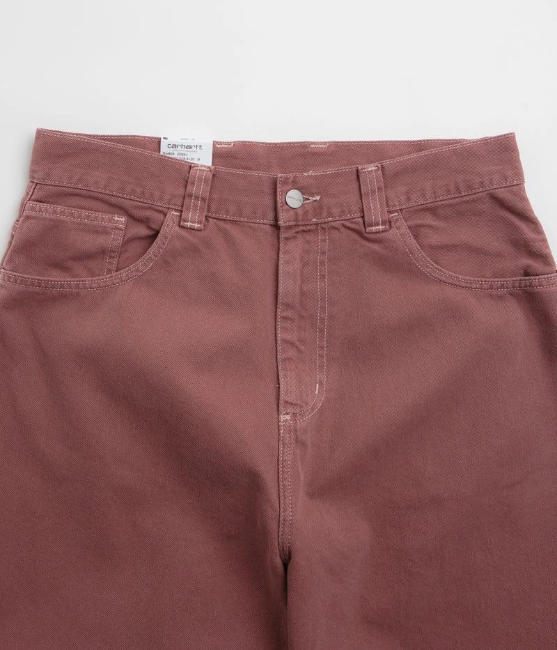 Carhartt Brandon Denim Pants - Dusky Pink Sustainable Material Blend Training Comfort
