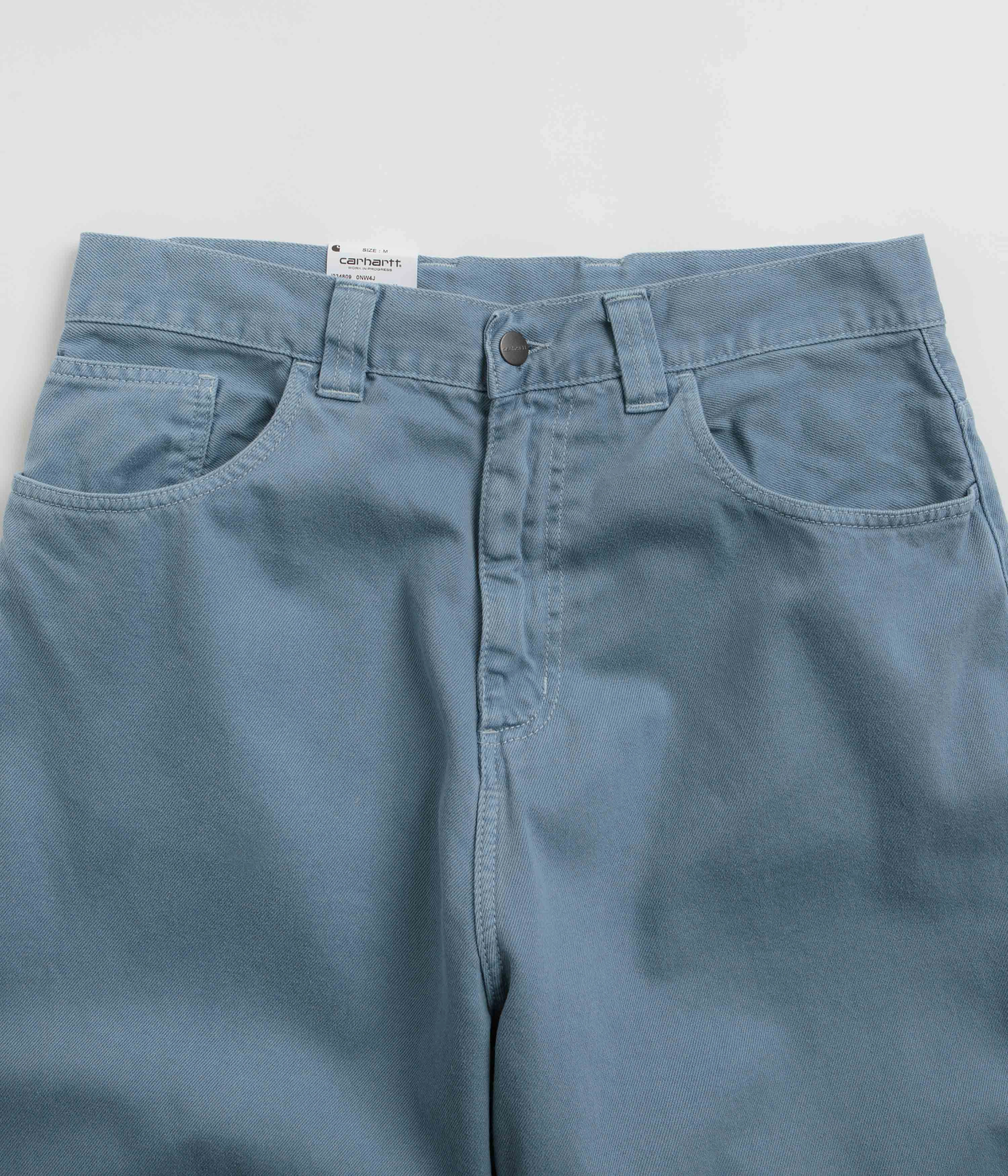 Carhartt Brandon Denim Pants - Icy Water LowProfileStitching