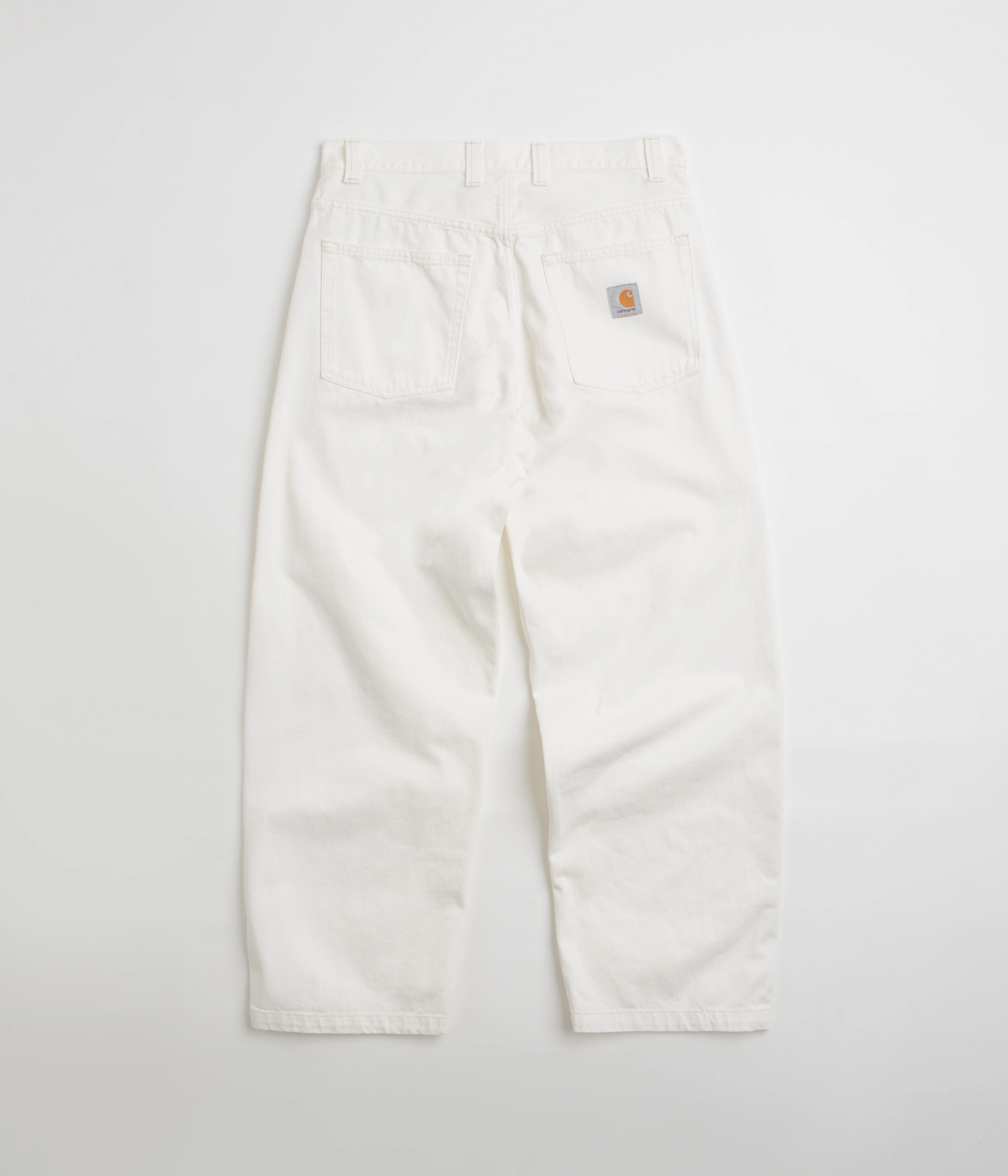 Carhartt Brandon Pants - White Rinsed Freedom Fit