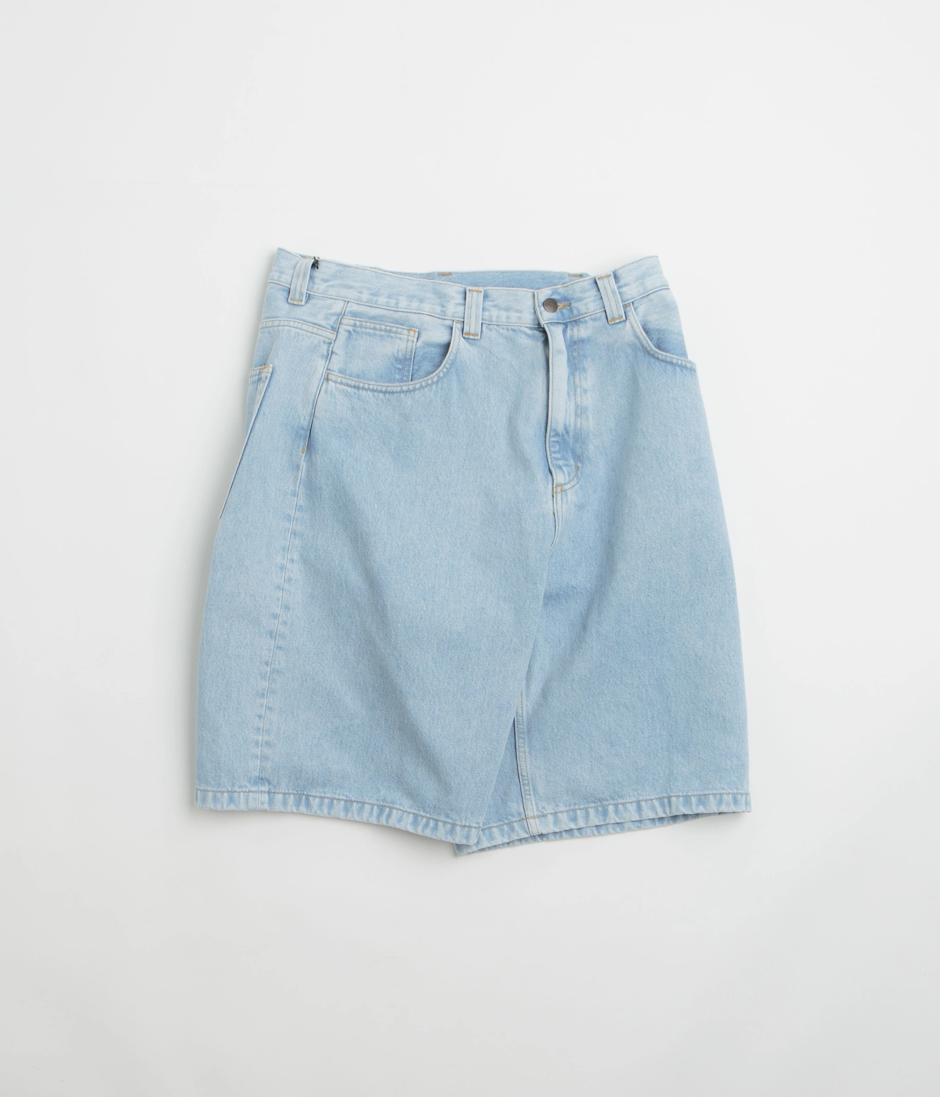 Urban Fashion Four Way Stretch Carhartt Brandon Shorts - Blue Heavy Stone Bleach