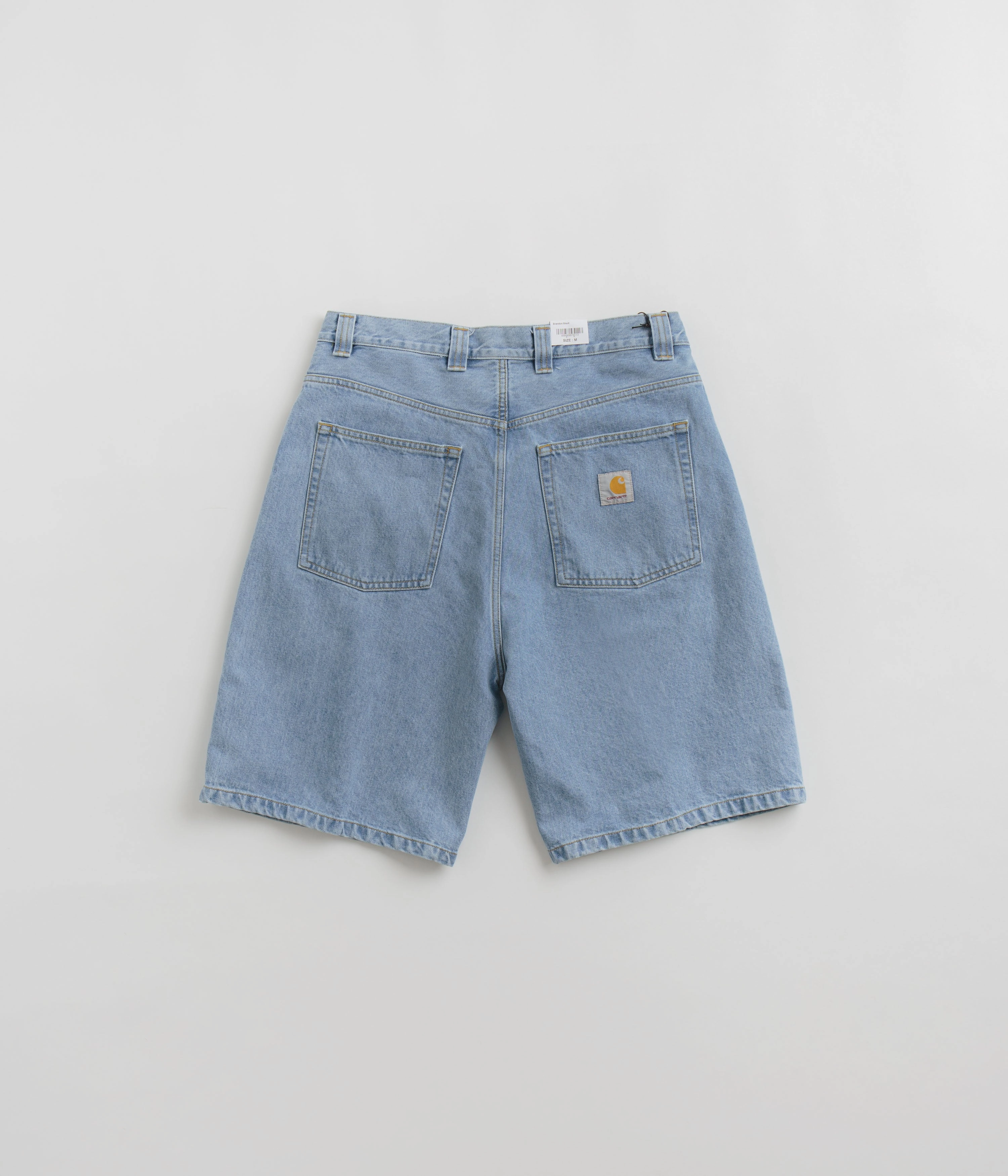 Cooling Mesh Lining Abrasion Resistant Surface Carhartt Brandon Shorts - Stone Bleached Blue