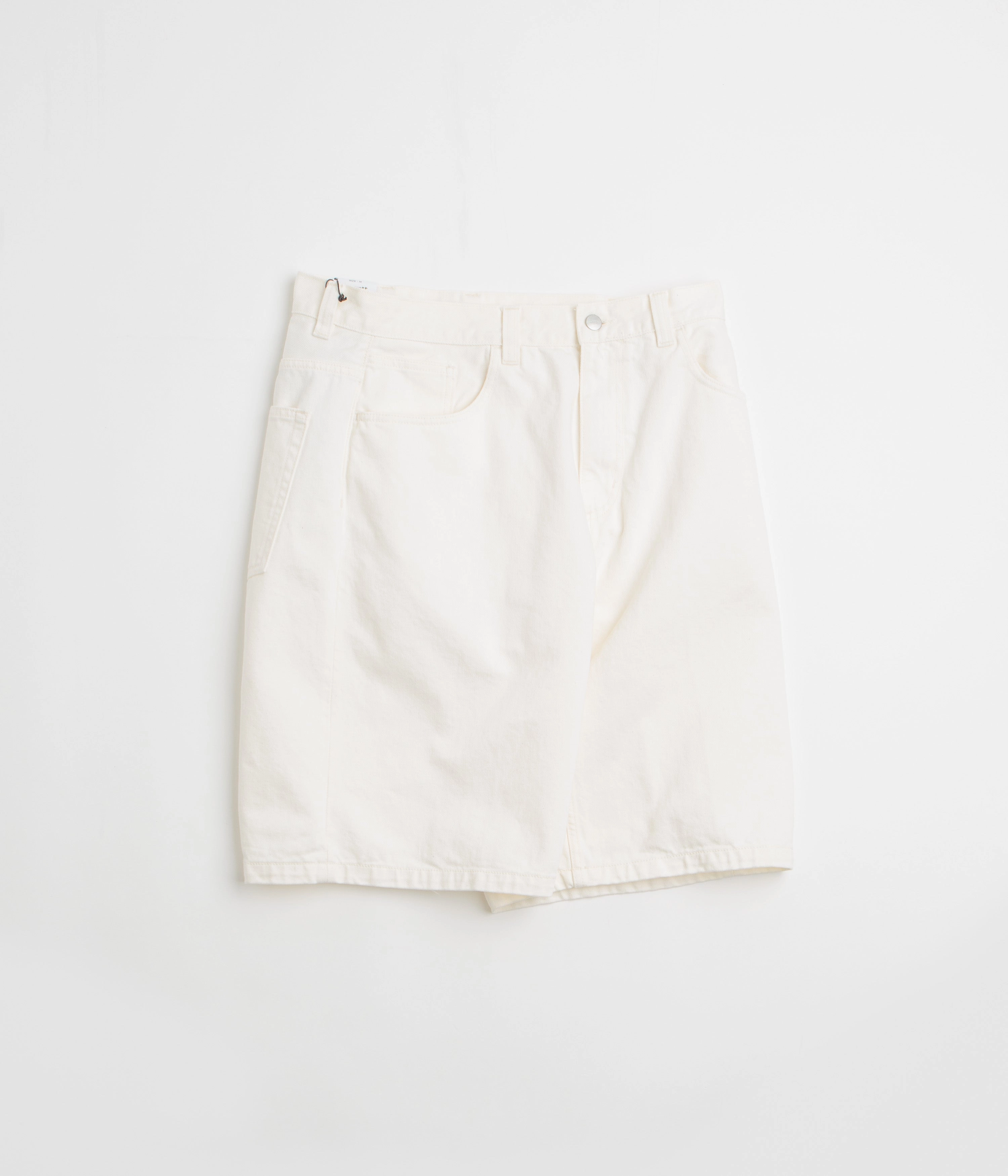 Carhartt Brandon Shorts - White Rinsed Layered Protection System