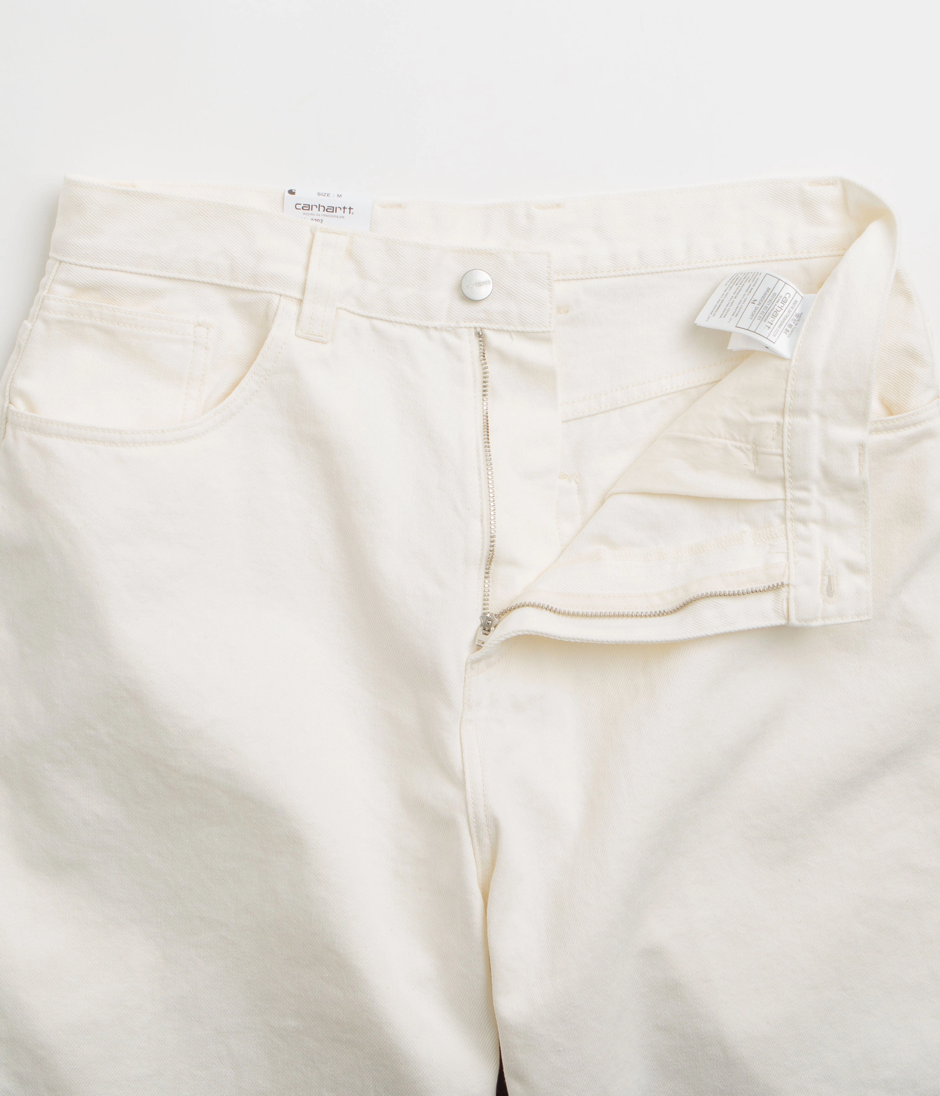 Performance Wear Carhartt Brandon Shorts - White Rinsed