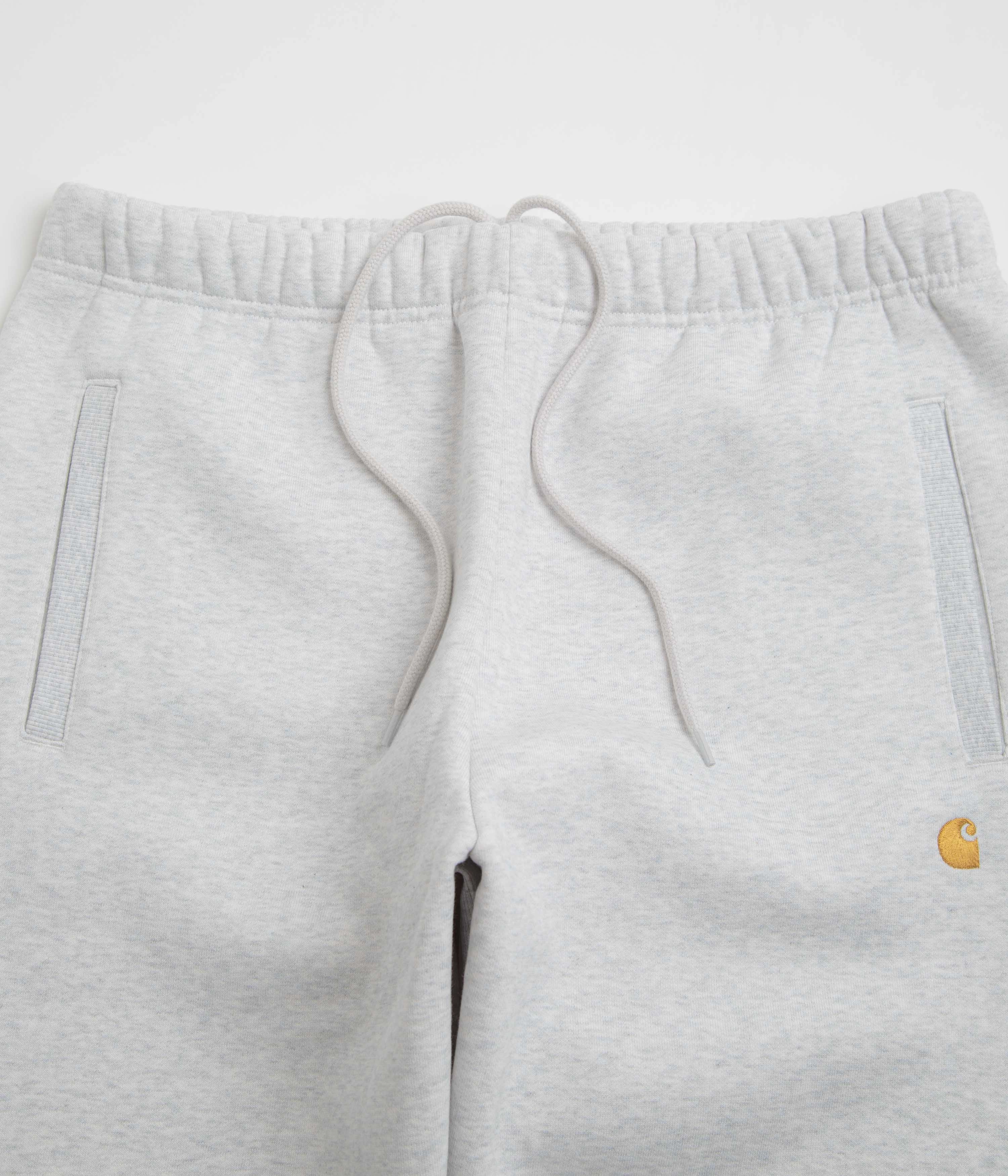Carhartt Chase Sweatpants - Ash Heather / Gold Temperature Regulating