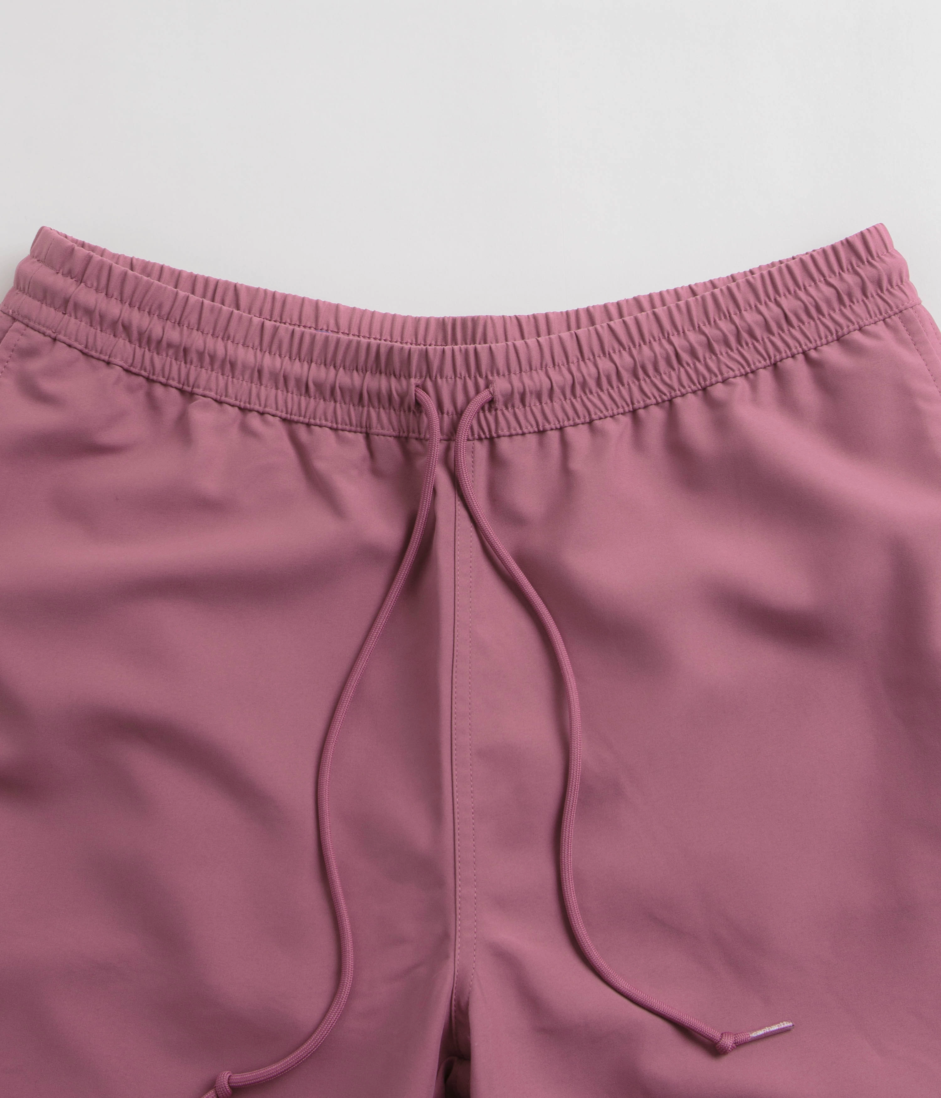 homecoming Flatlock Seam Technology Carhartt Chase Swim Trunks - Magenta / Gold