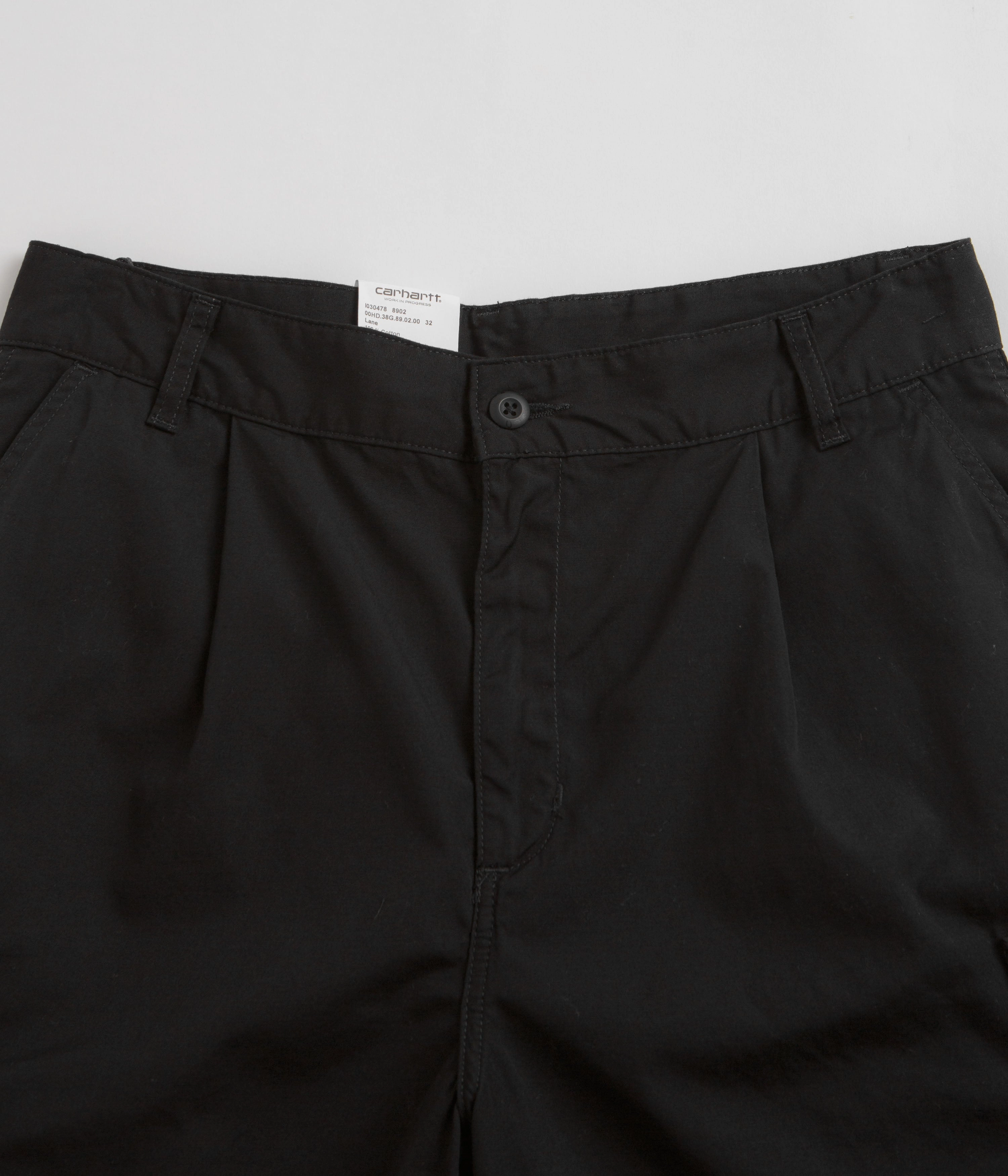 Anti-bacterial UPFProtection Carhartt Cole Cargo Shorts - Rinsed Black