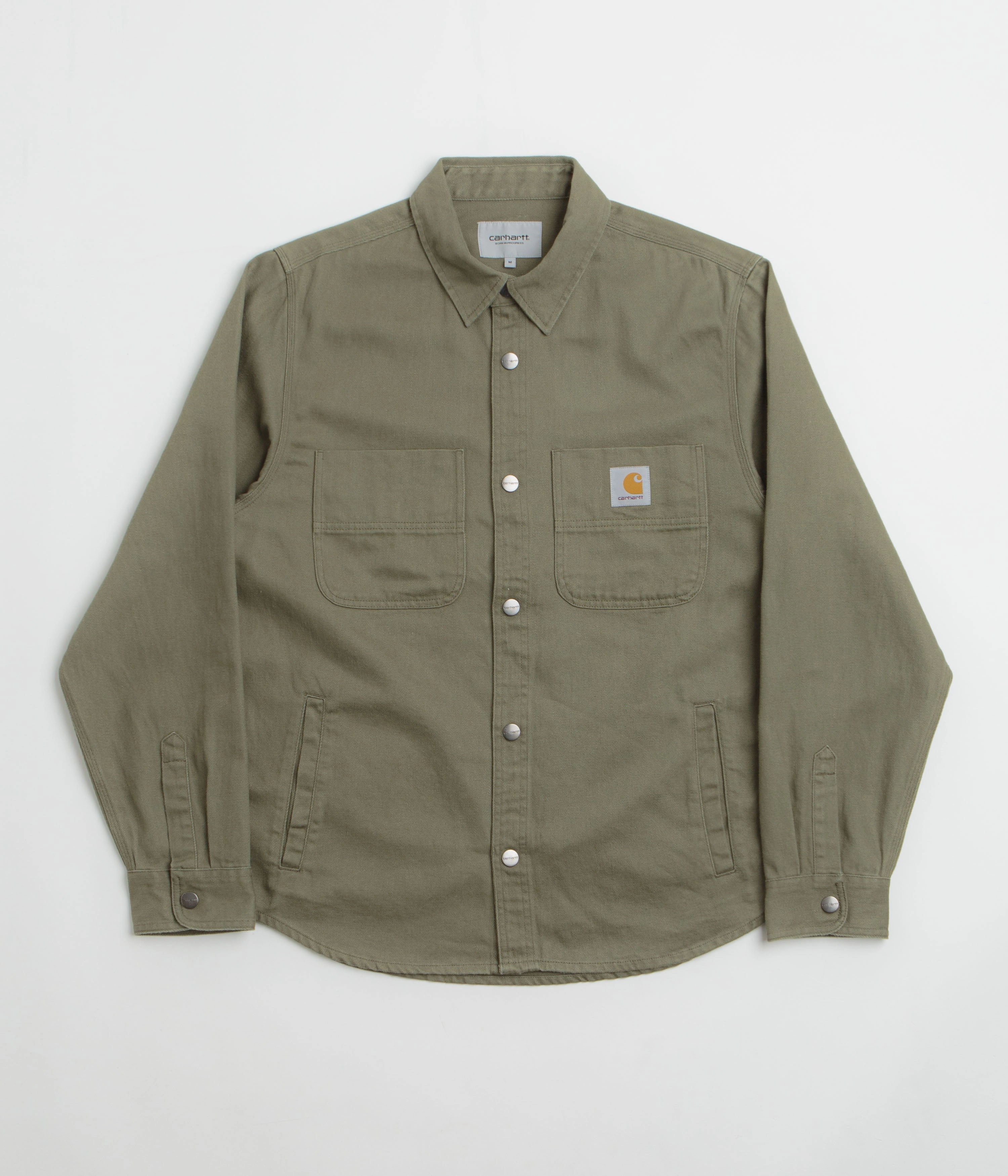 Carhartt Crawford Shirt Jacket - Dollar Green suitable for advertising campaigns