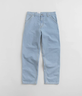 Active Wear Carhartt Denim Single Knee Pants - Heavy Stone Bleached Blue