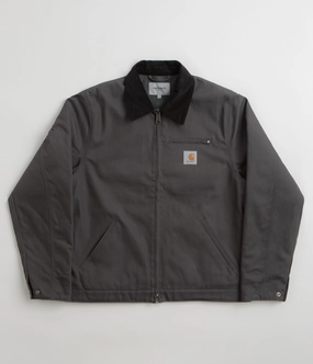 Rugged Protection Carhartt Detroit Jacket - Graphite / Black Rigid