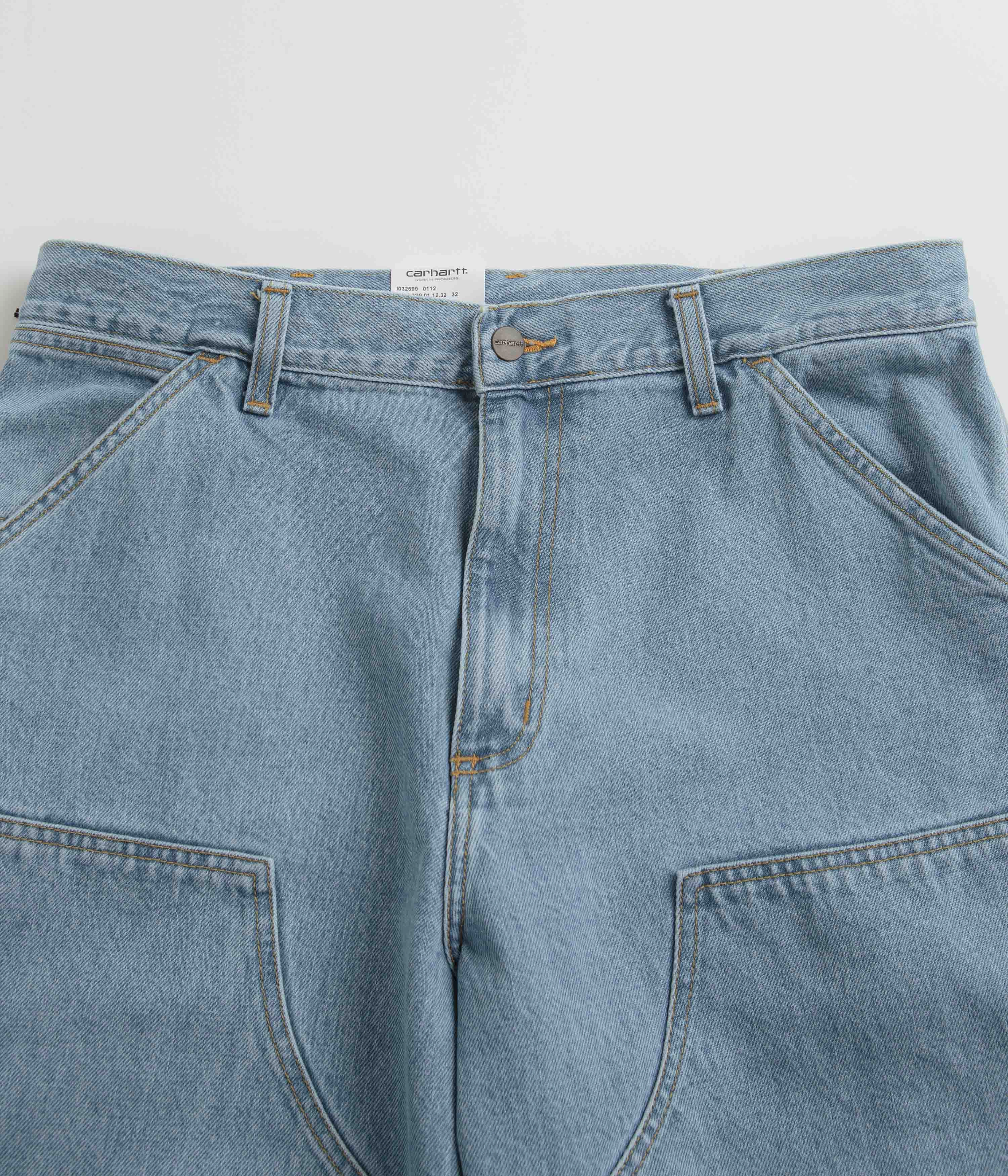 Carhartt Double Knee Denim Pants - Blue Classy Fit